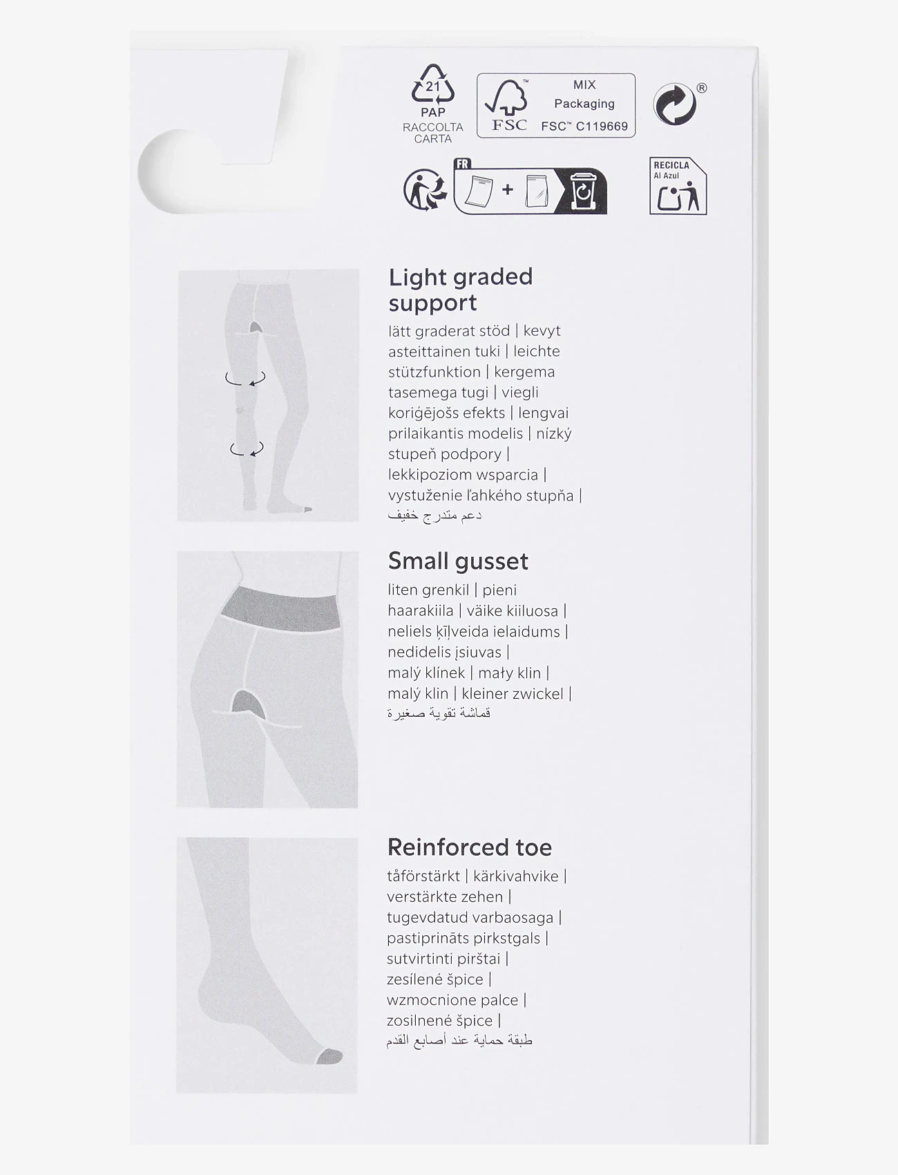 Lindex - Light support tights 40 denier - særlige begivenheder - black - 4