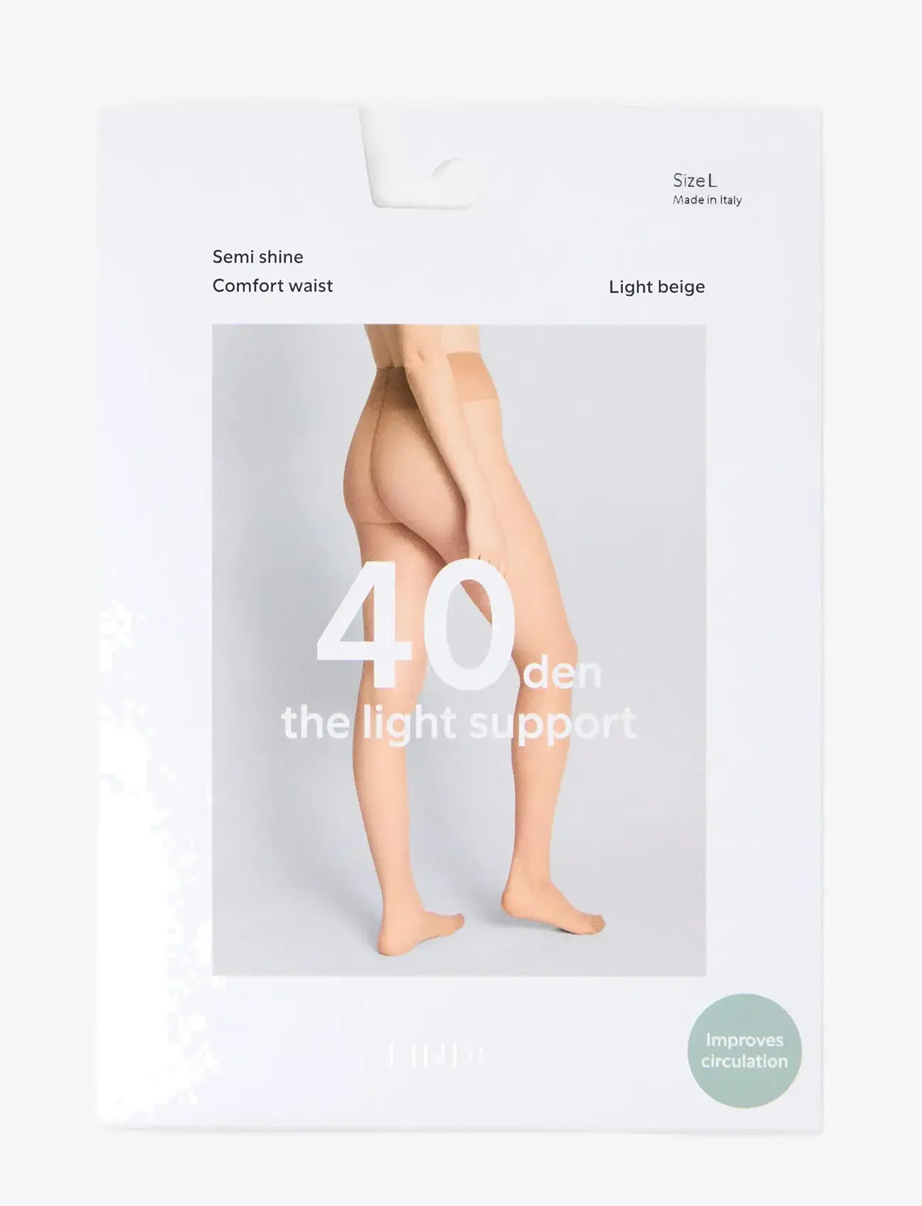 Lindex - Tights 40 den The light suppor - speciella tillfällen - light beige - 3