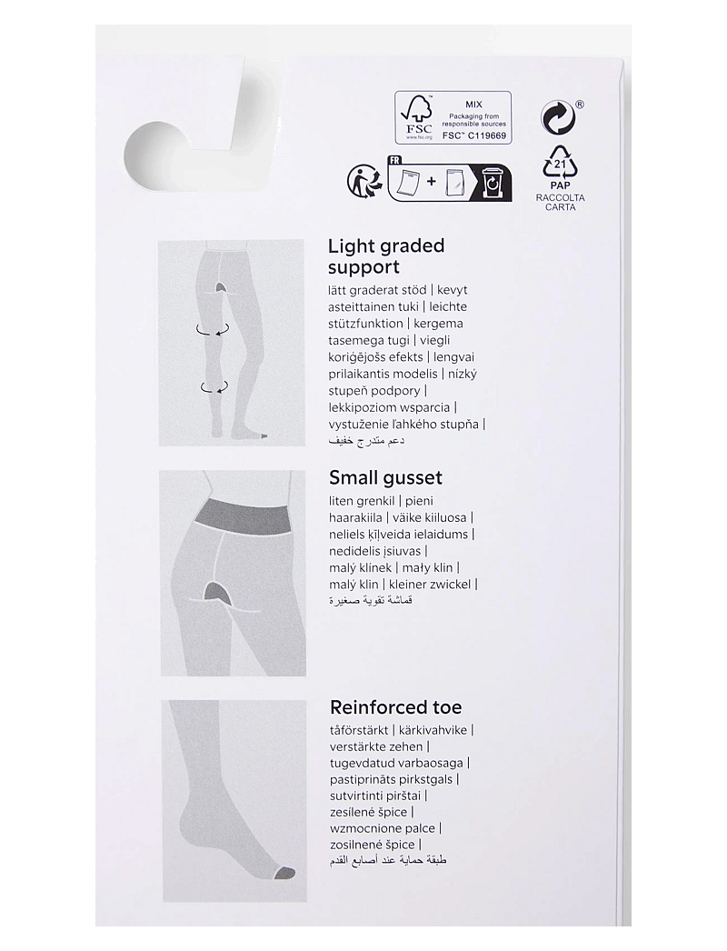Lindex - Tights 40 den The light suppor - speciella tillfällen - light beige - 4