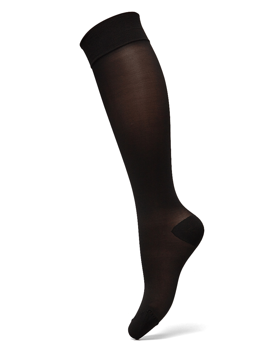 Lindex - Knee high 40 den The support - garās zeķes - black - 1