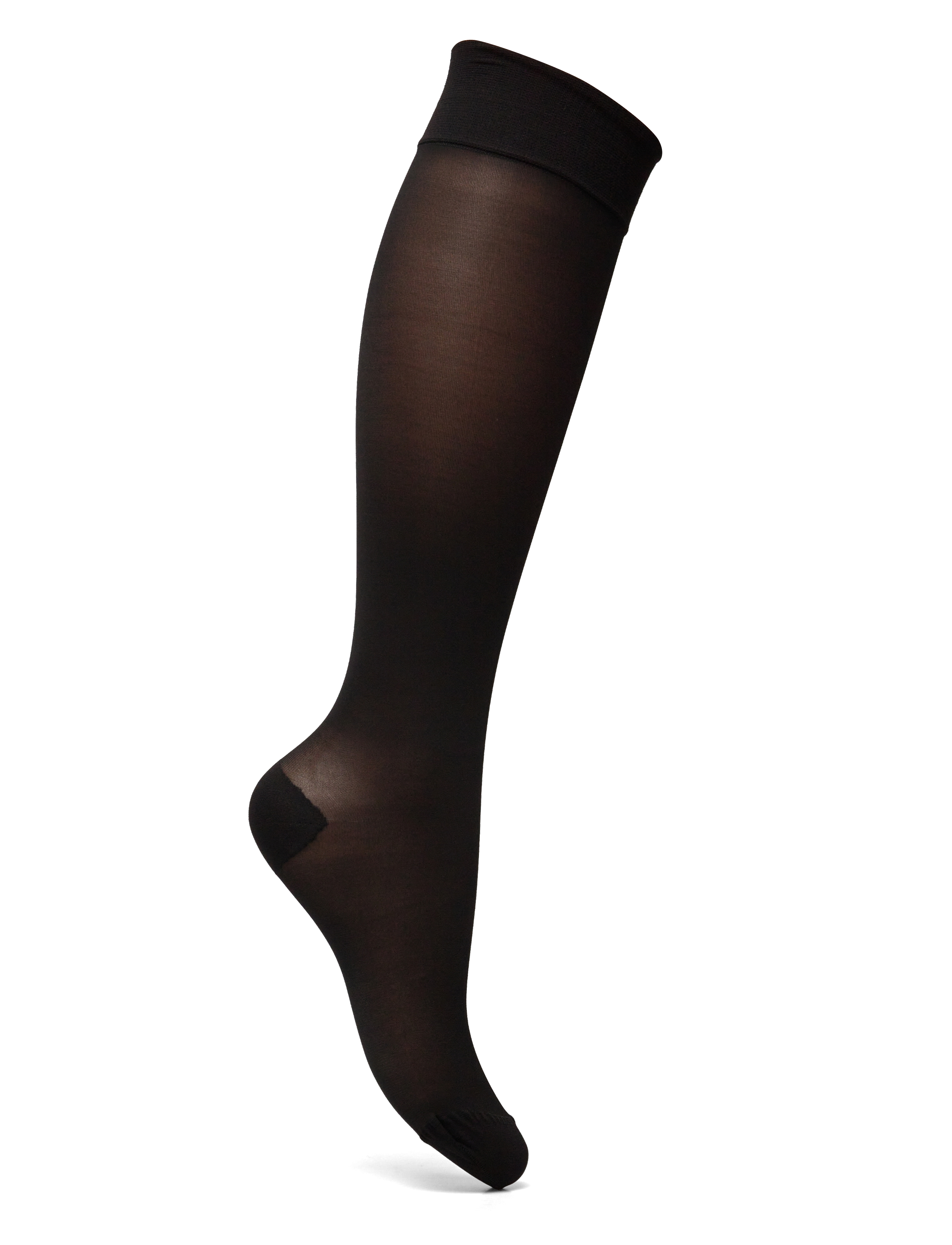 Lindex - Knee-socks with support - chaussettes hautes - black - 2