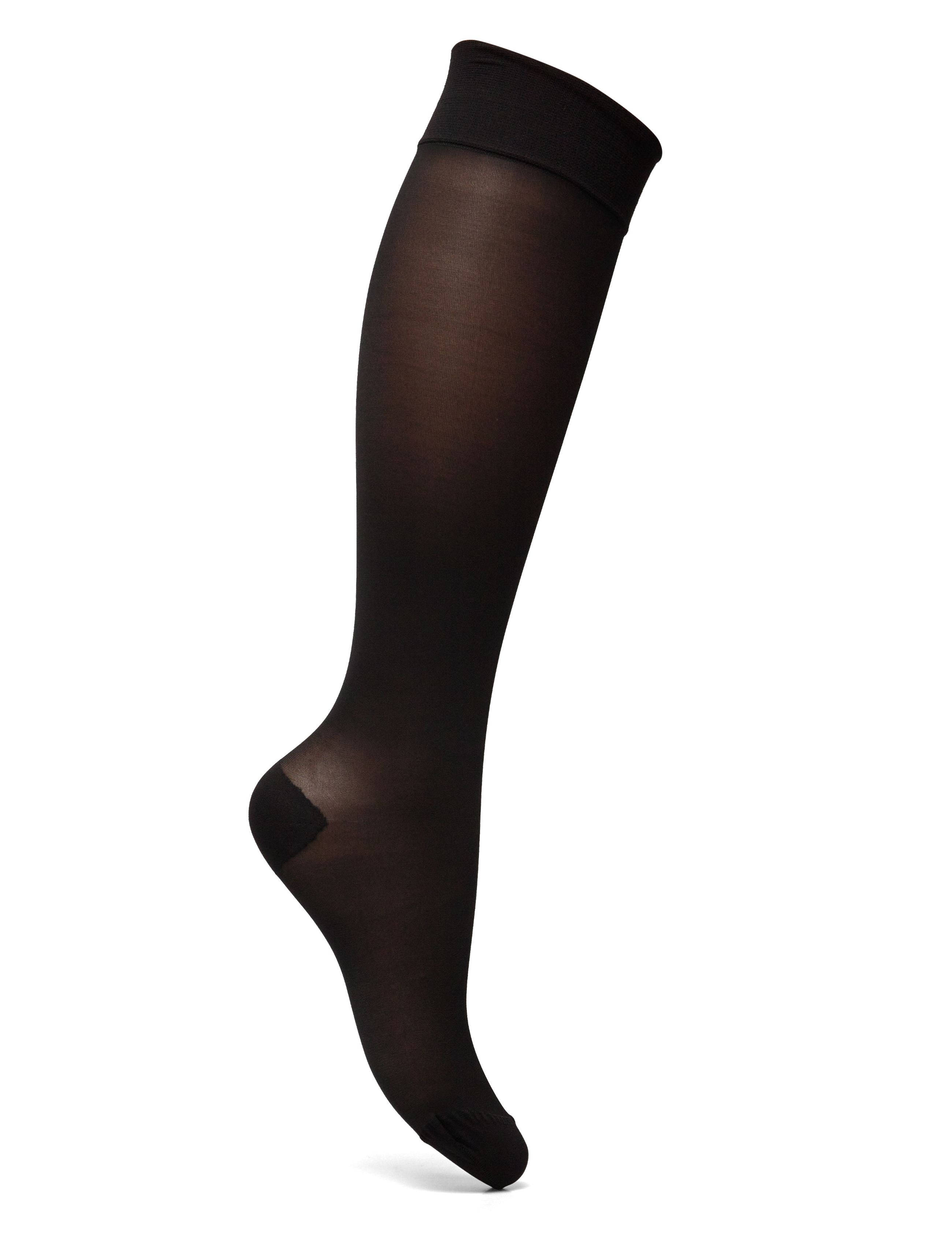 Lindex - Knee-socks with support - chaussettes hautes - black - 3