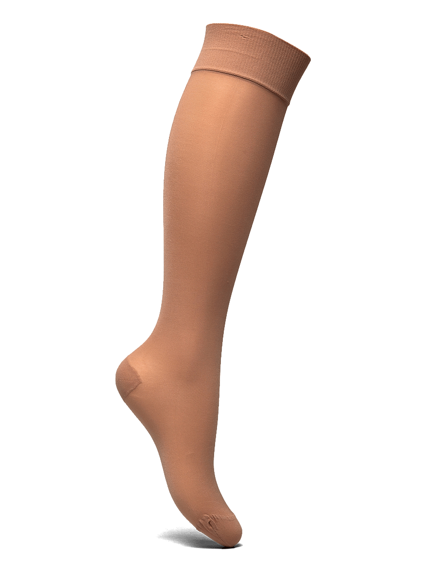Lindex - Knee high 40 den The support - knæstrømper - light beige - 2