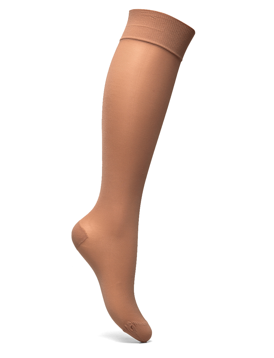 Lindex - Knee high 40 den The support - knæstrømper - light beige - 3
