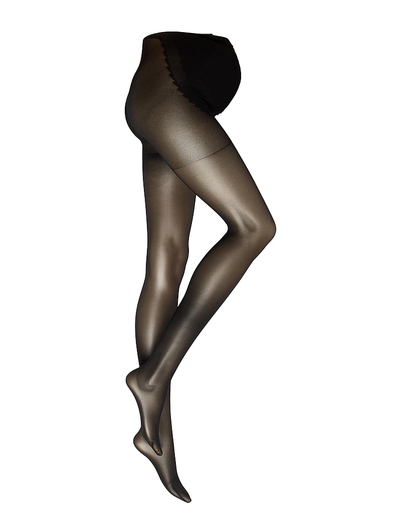 Lindex - Tights 40 den The MOM support - undertøj - black - 2