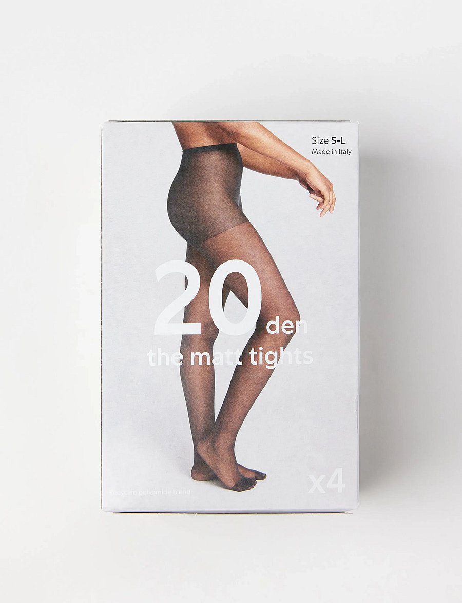 Lindex - 4-pack tights 20 denier - særlige begivenheder - black - 2