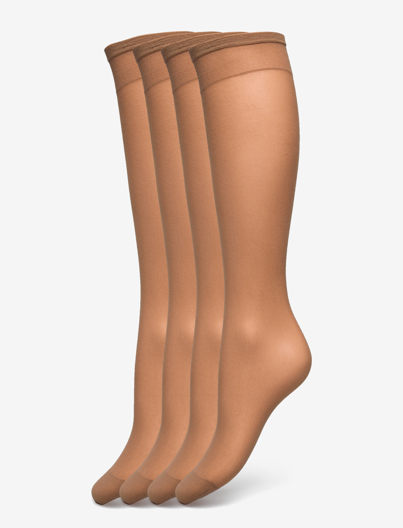Lindex - knee high 20 den 4-p The matt - knästrumpor - beige - 1