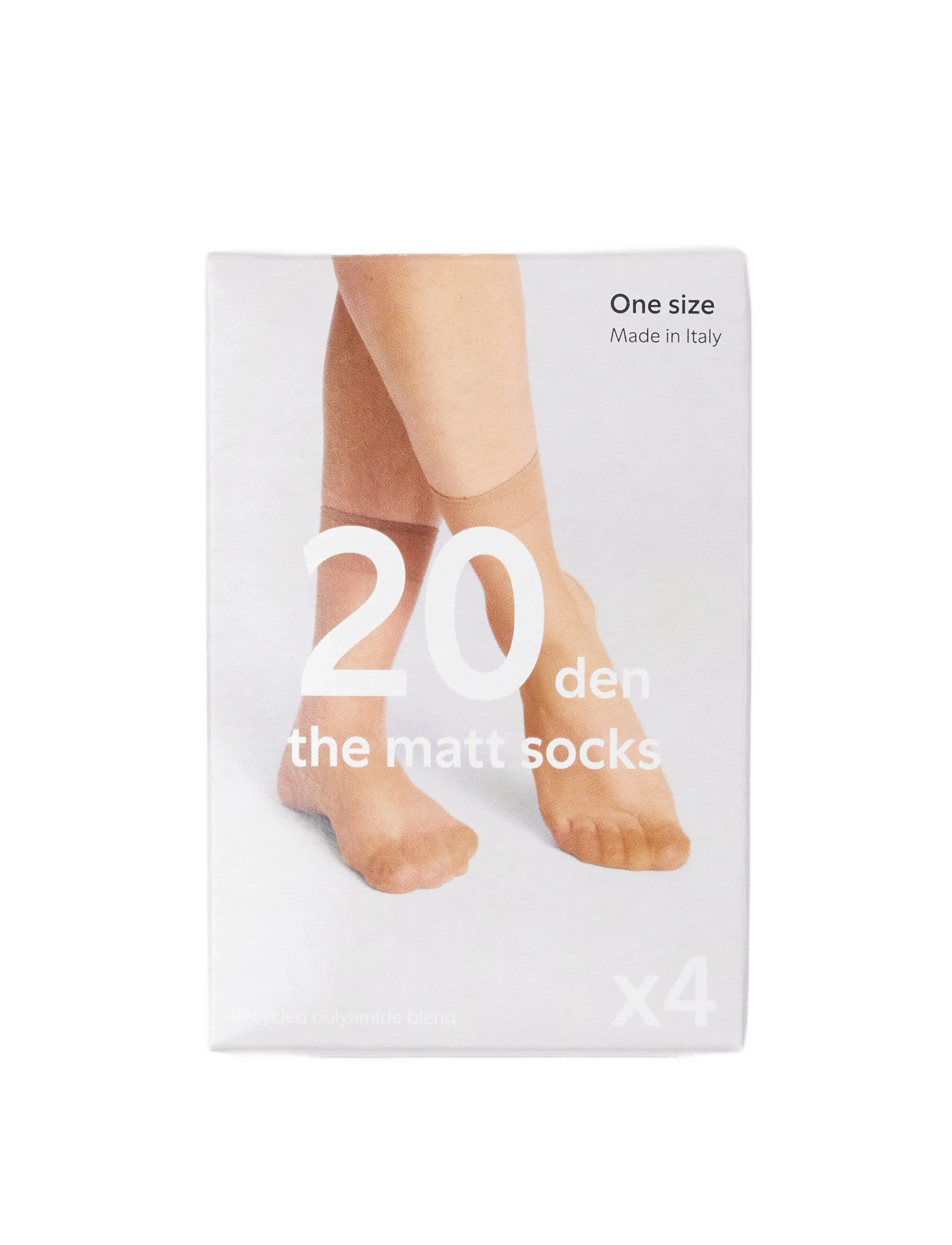 Lindex - 4-pack socks 20 denier - klassikalised sokid - beige - 3