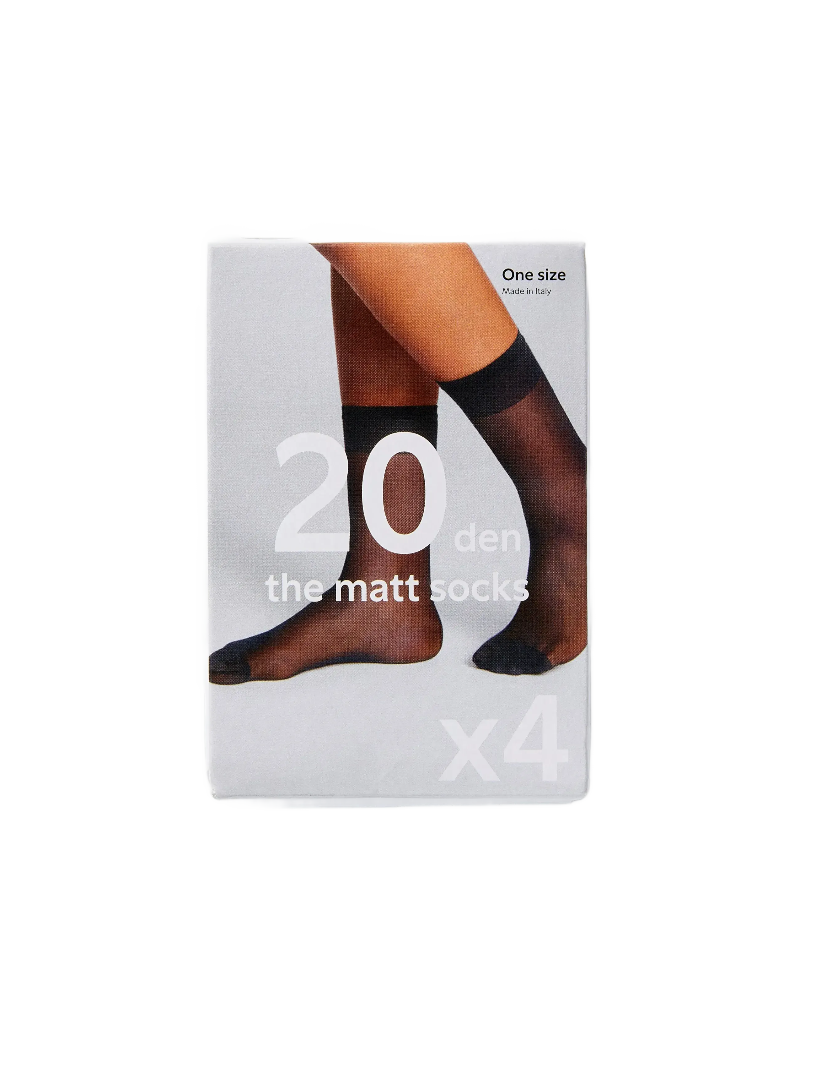 Lindex - 4-pack socks 20 denier - regular socks - black - 2