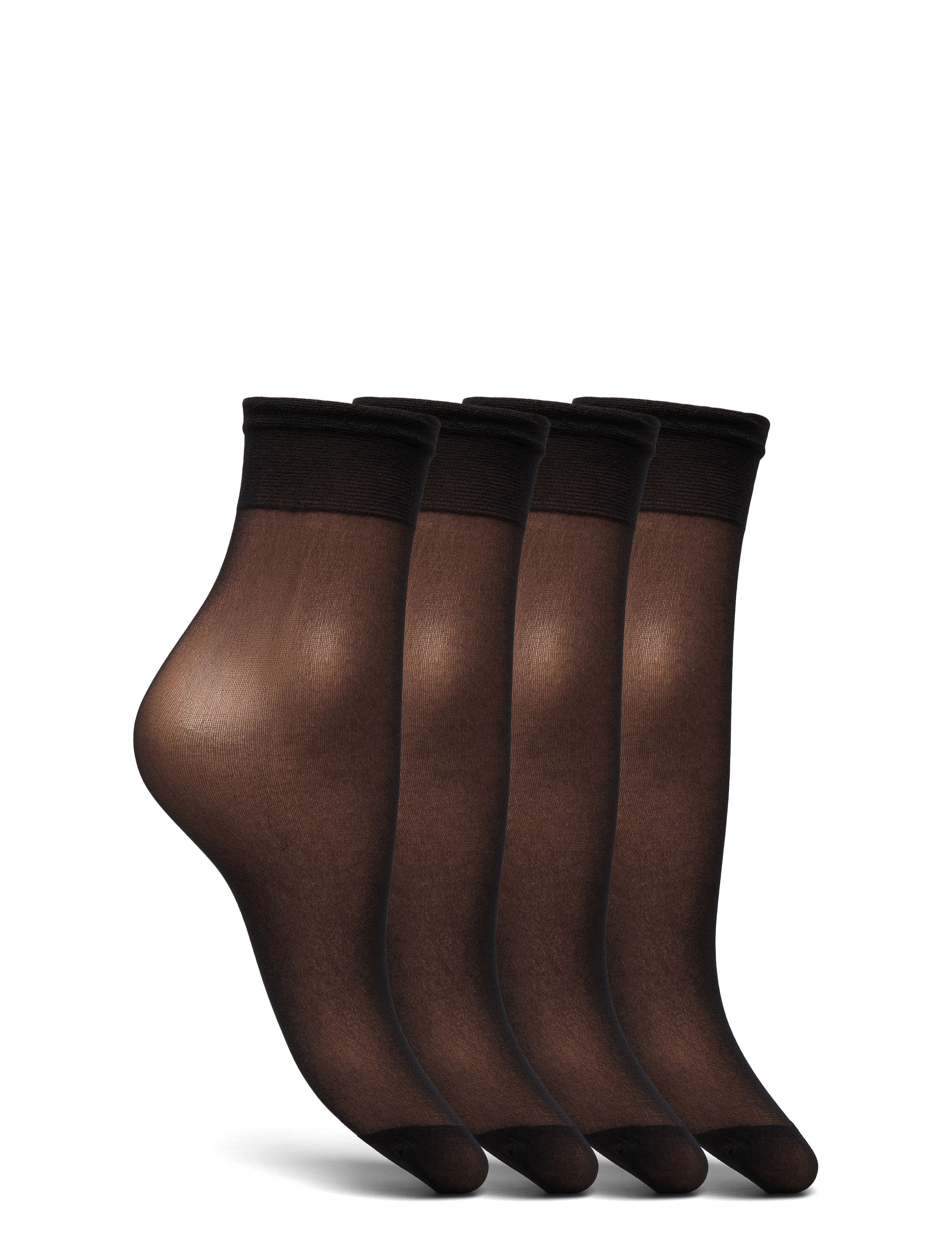 Lindex - 4-pack socks 20 denier - regular socks - black - 4