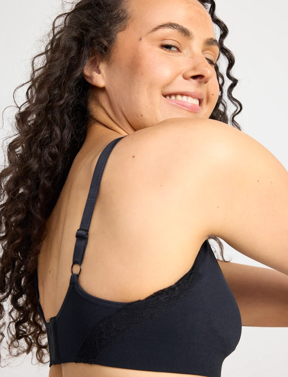 Lindex - Bra 2 P Seamless Nursing w lace - pesu ja aluspesu - combi 1 - 4