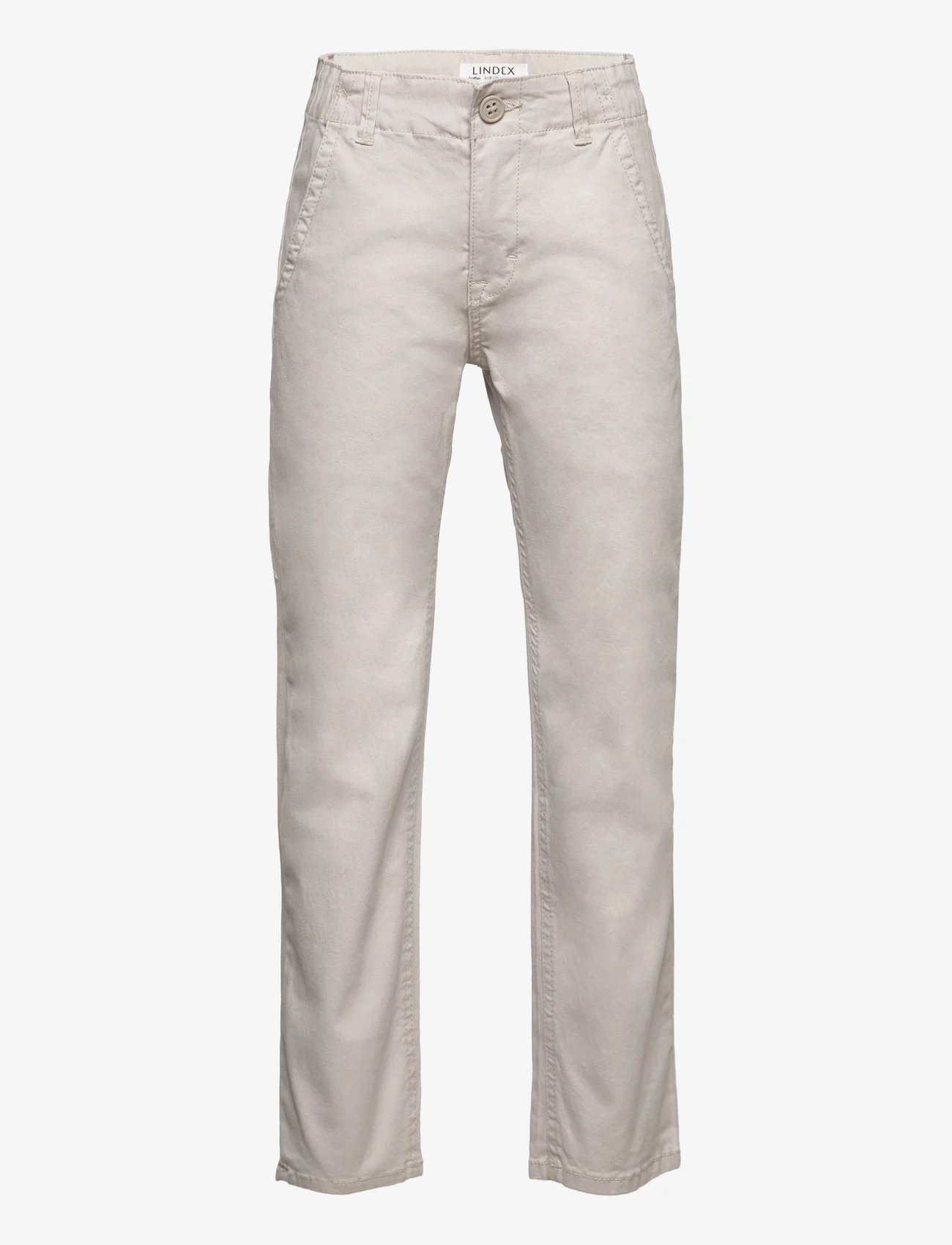Lindex - Trousers Staffan chinos - gode sommertilbud - light grey - 0