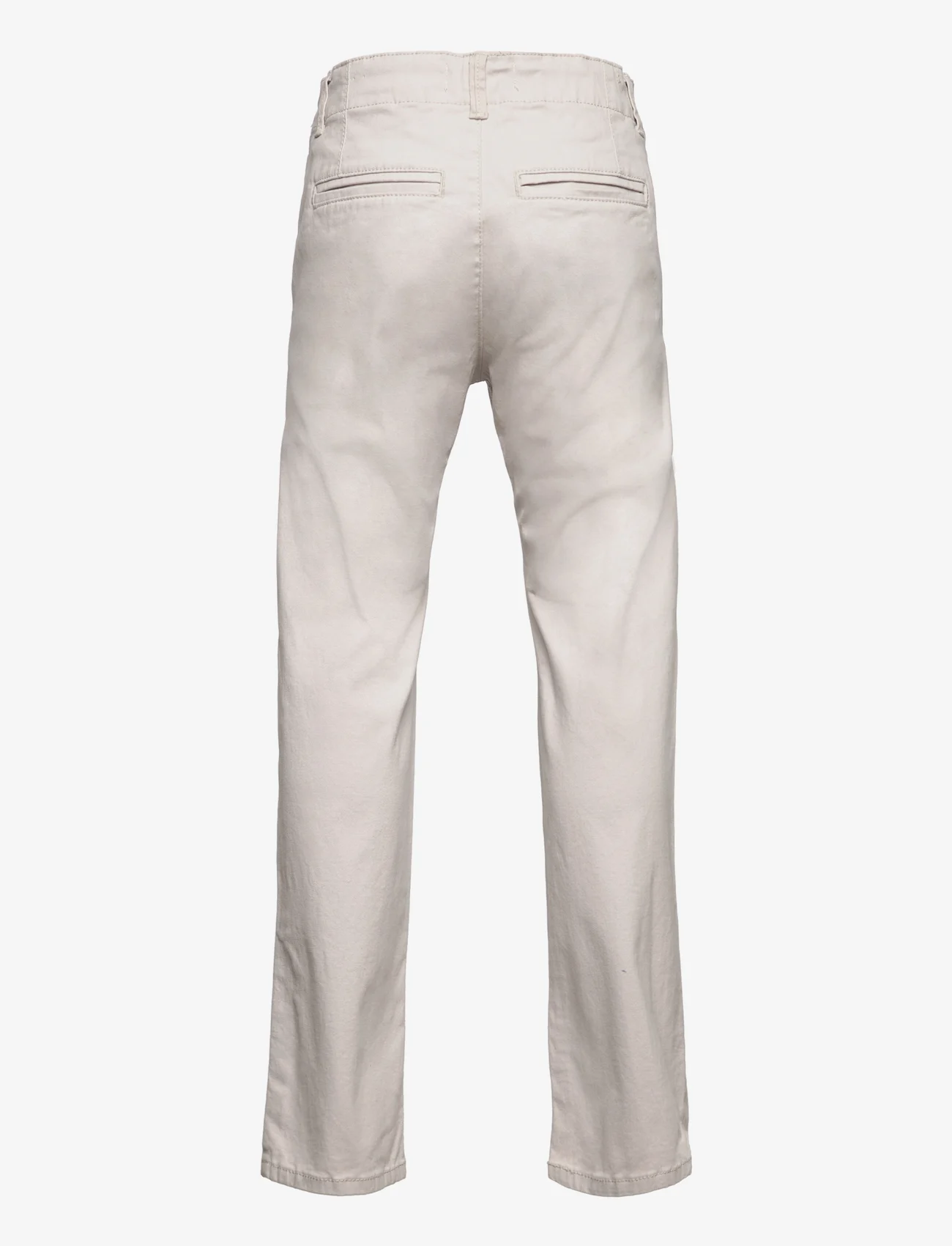 Lindex - Trousers Staffan chinos - gode sommertilbud - light grey - 1