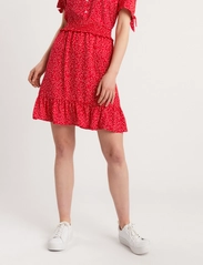 Lindex - Skirt Pixie print and smock - korte nederdele - red - 0