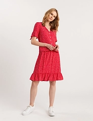 Lindex - Skirt Pixie print and smock - korte nederdele - red - 3