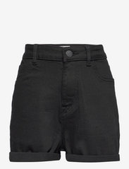 Shorts twill high waist black - BLACK