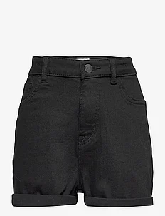 Shorts twill high waist black, Lindex