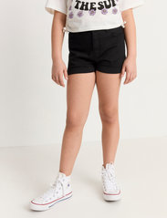 Lindex - Shorts twill high waist black - jeansowe szorty - black - 3