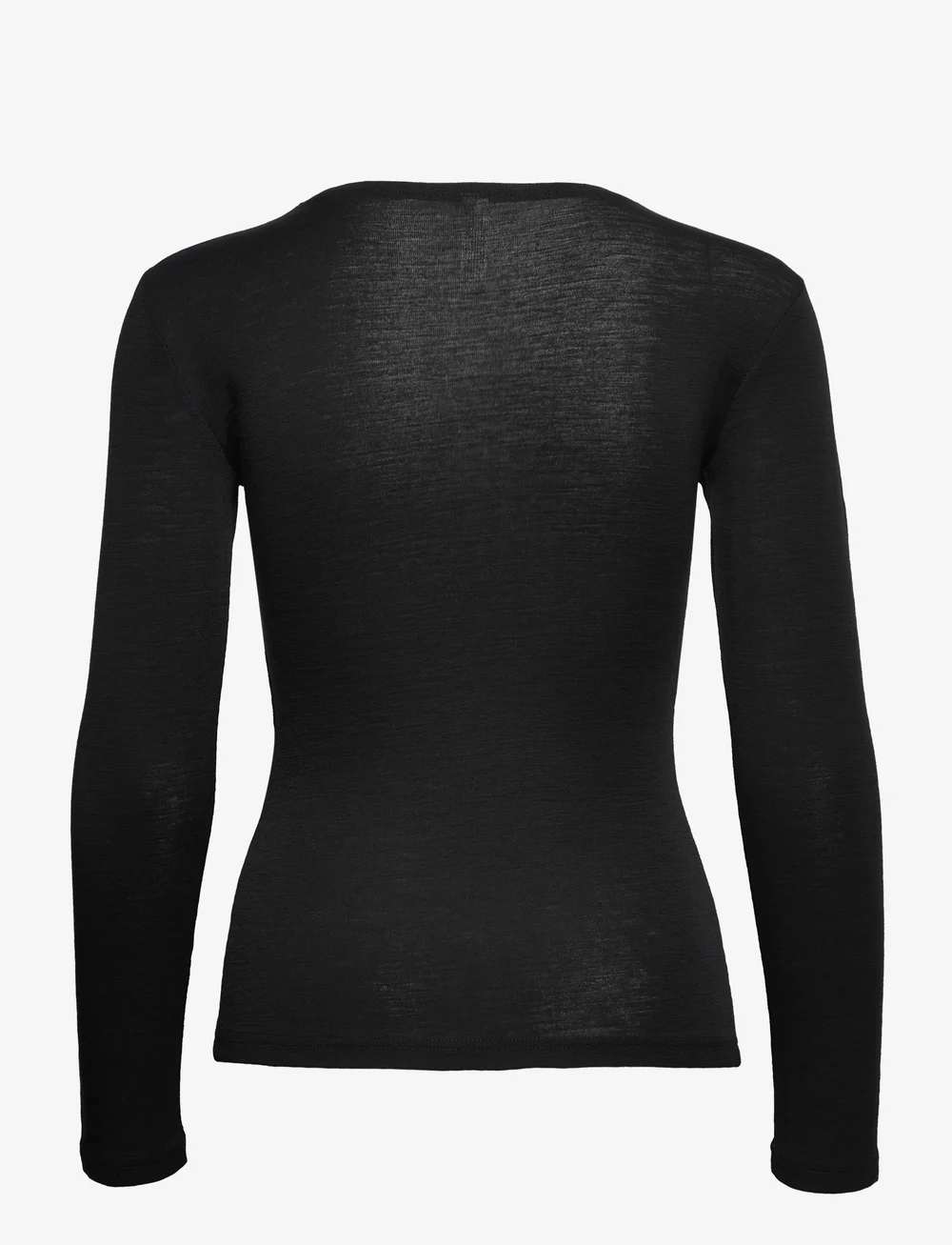 Lindex - Top merino wool LS - góry - black - 2