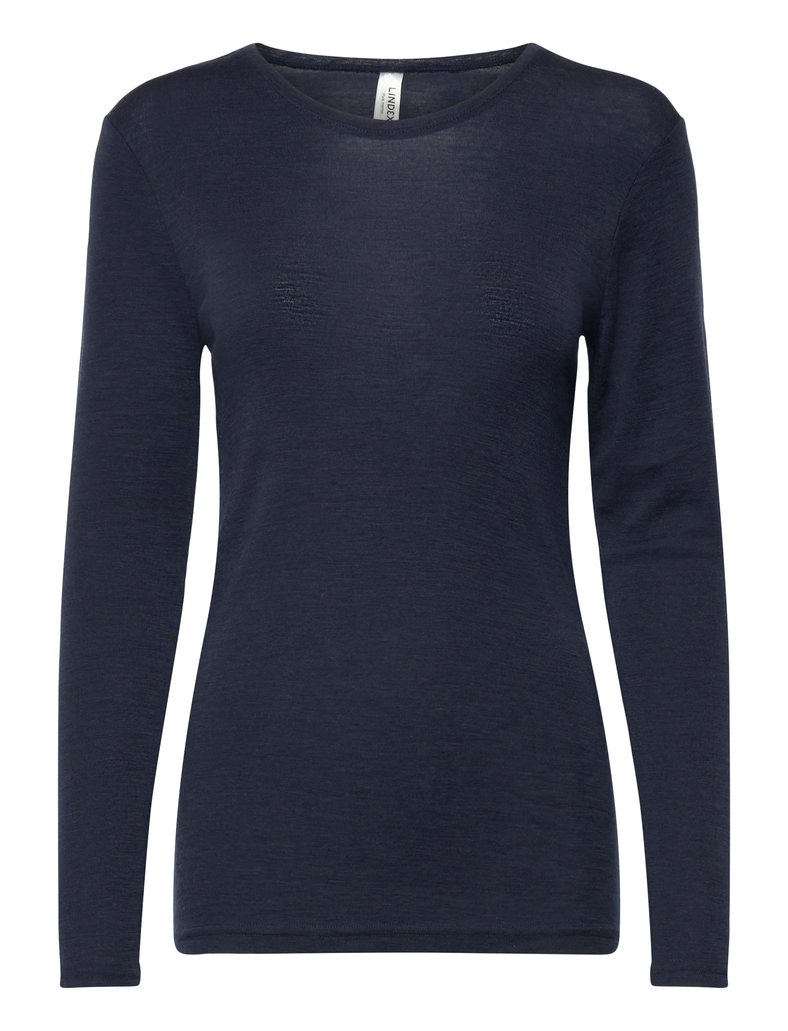 Top merino wool LS - BLUE