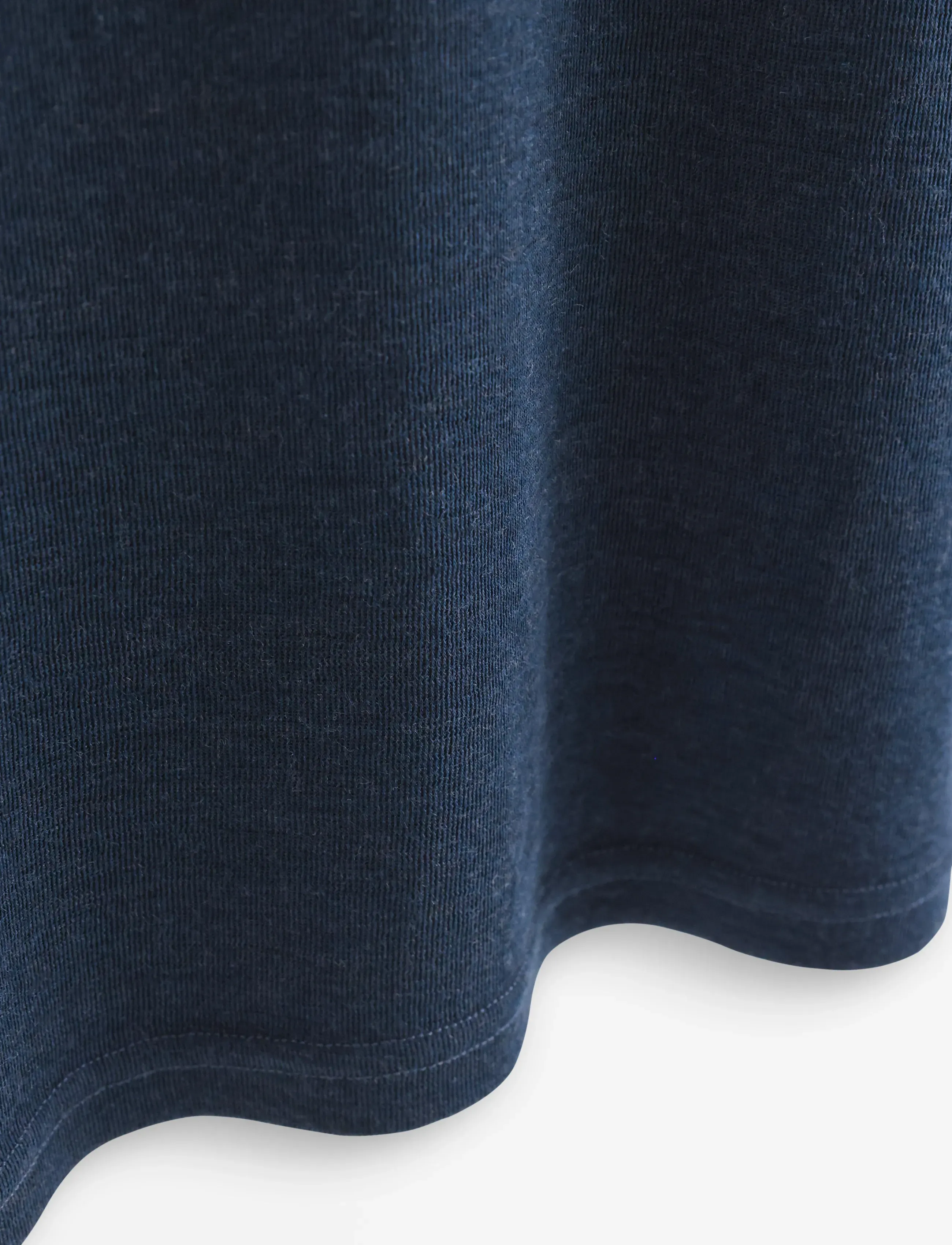 Lindex - Long sleeve top in merino wool - overdele - dark blue - 2