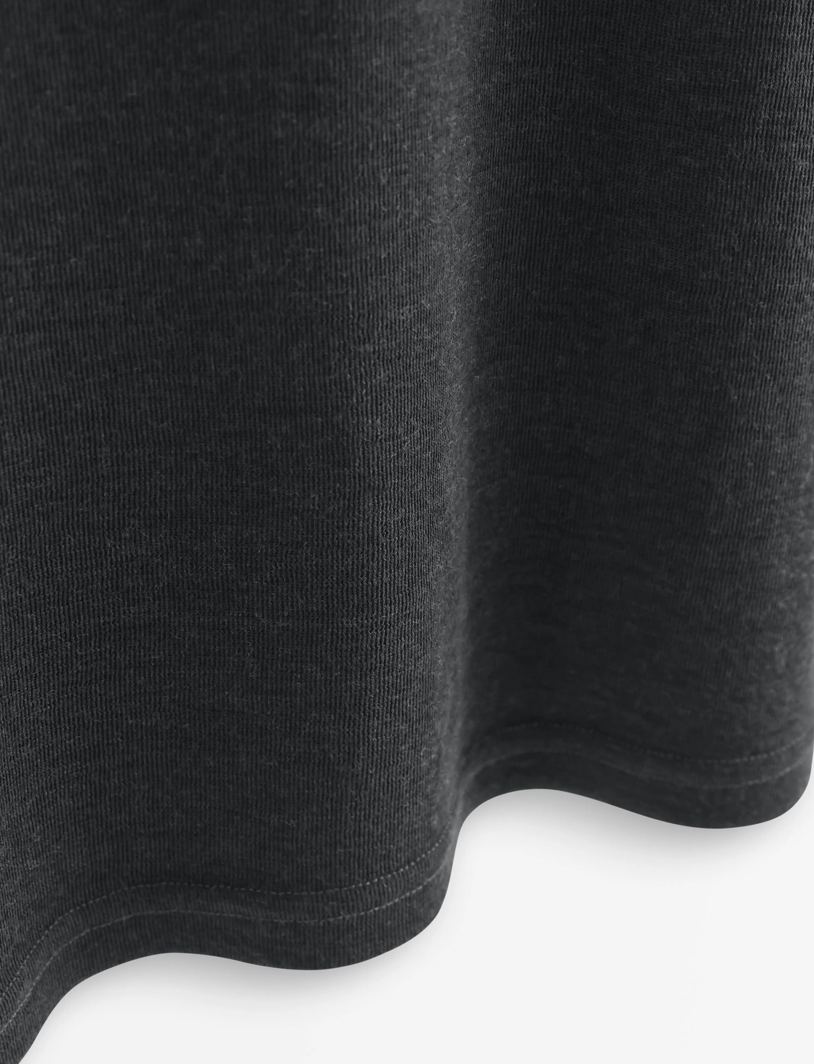 Lindex - Long sleeve top in merino wool - overdele - dark dusty grey - 2