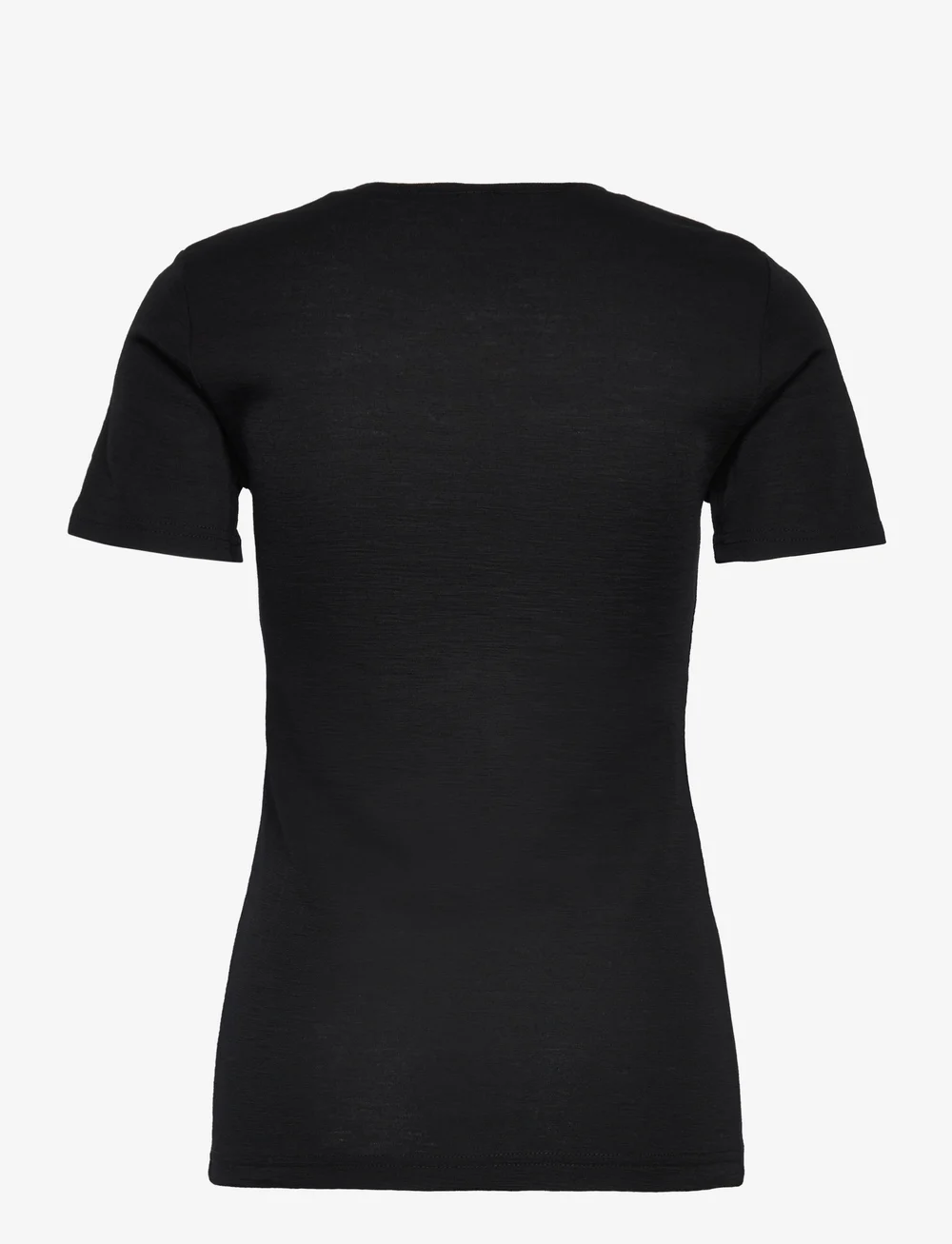 Lindex - Top merino wool SS - t-shirts - black - 2