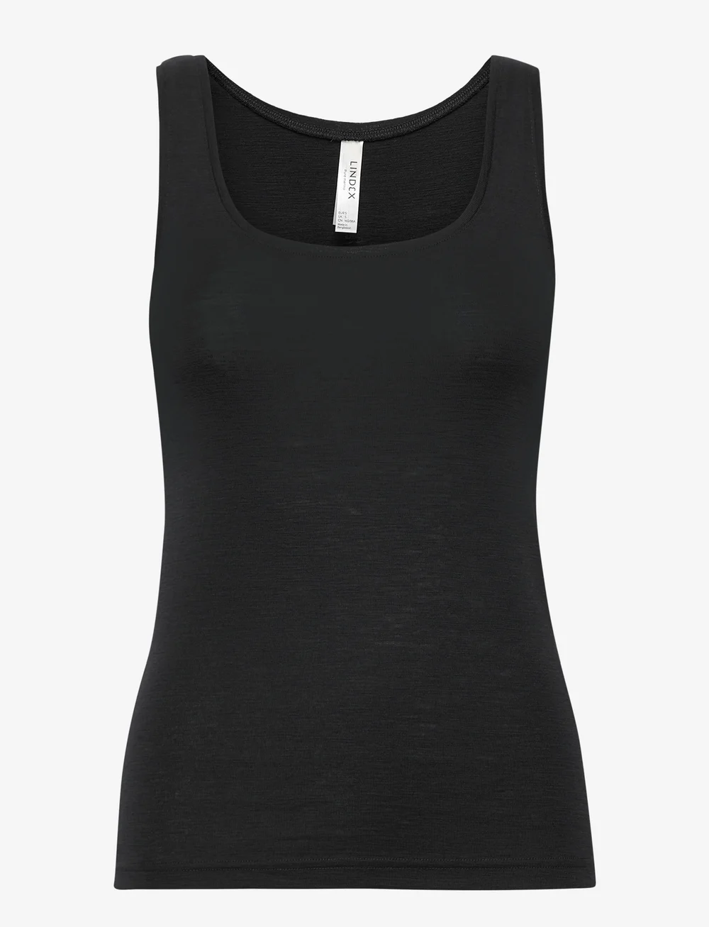 Lindex - Camisole merino wool - tanktops - black - 1