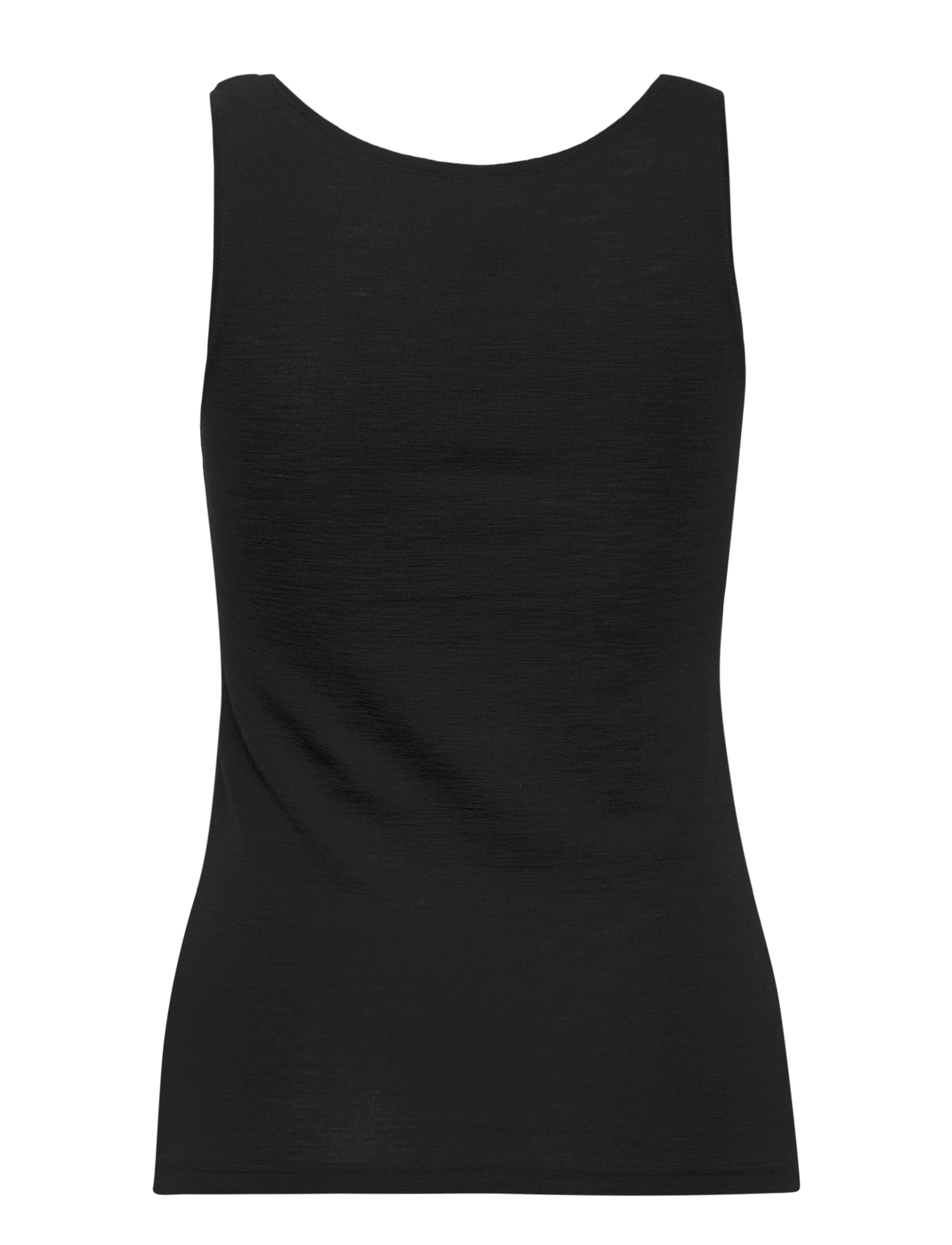 Lindex - Tank top in merino wool - tanktops - black - 2