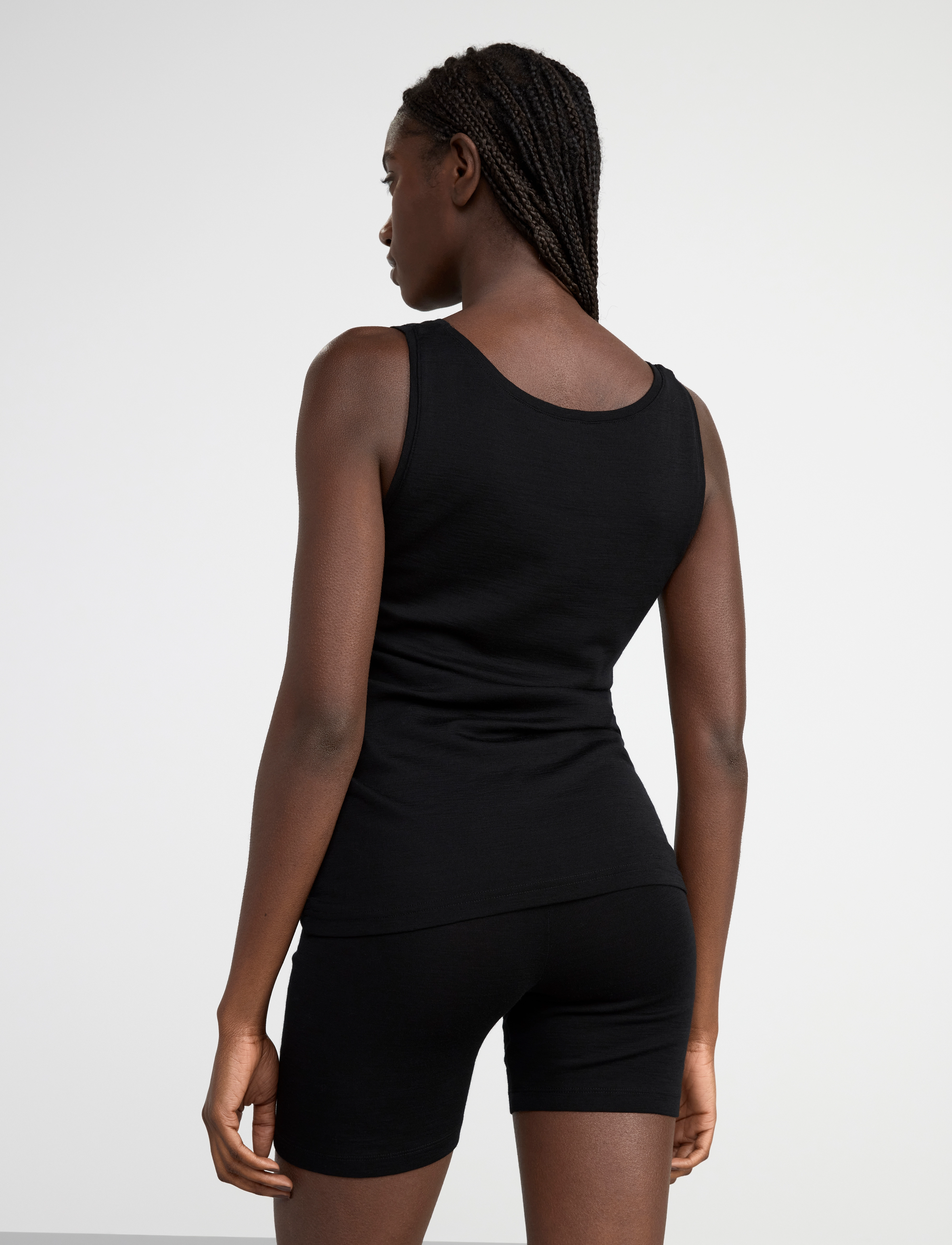 Lindex - Tank top in merino wool - tanktops - black - 5