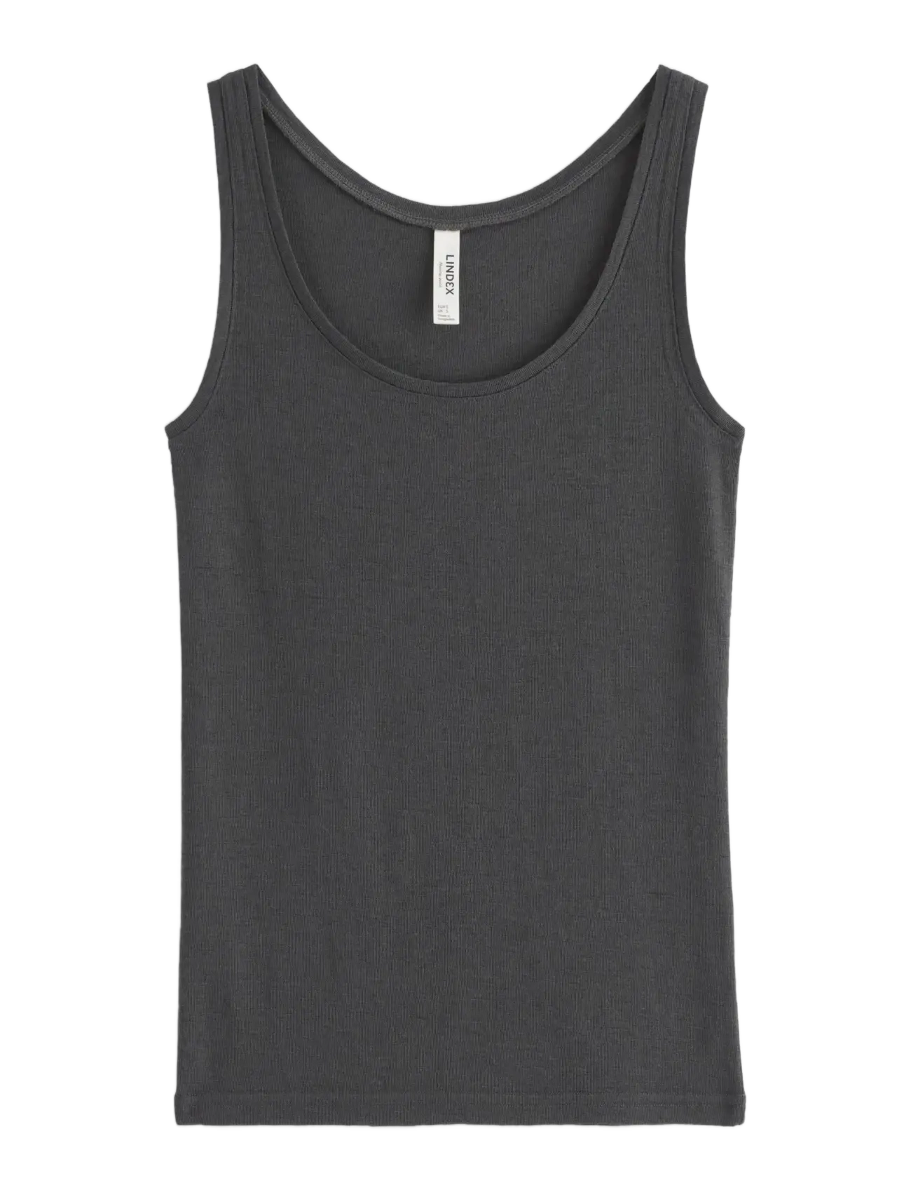Lindex Tank top in merino wool - Lindex - DARK DUSTY GREY / grey