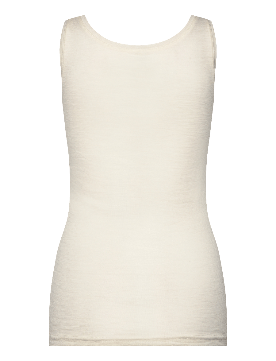 Lindex - Tank top in merino wool - light dusty white - 2