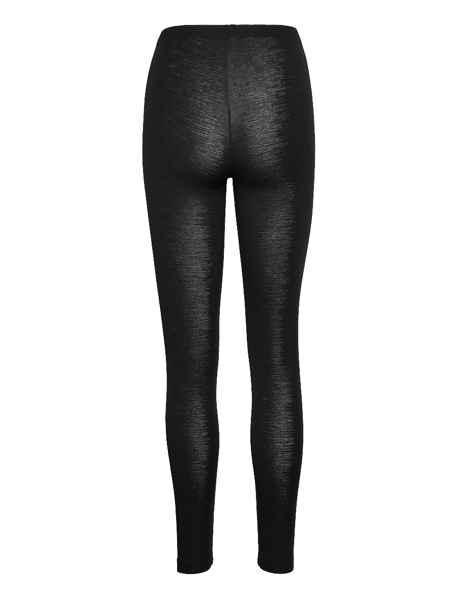 Lindex - Leggings in merino wool - leggings - black - 2