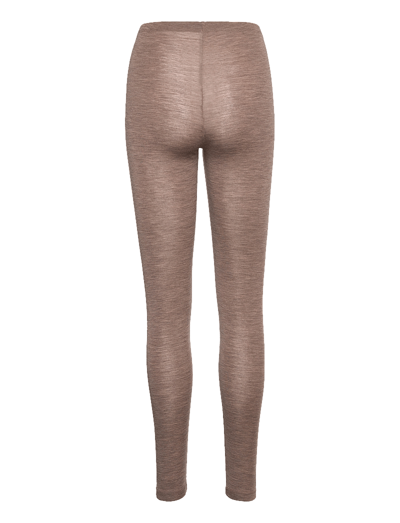 Lindex - Leggings merino wool - leggings - brown melange - 2