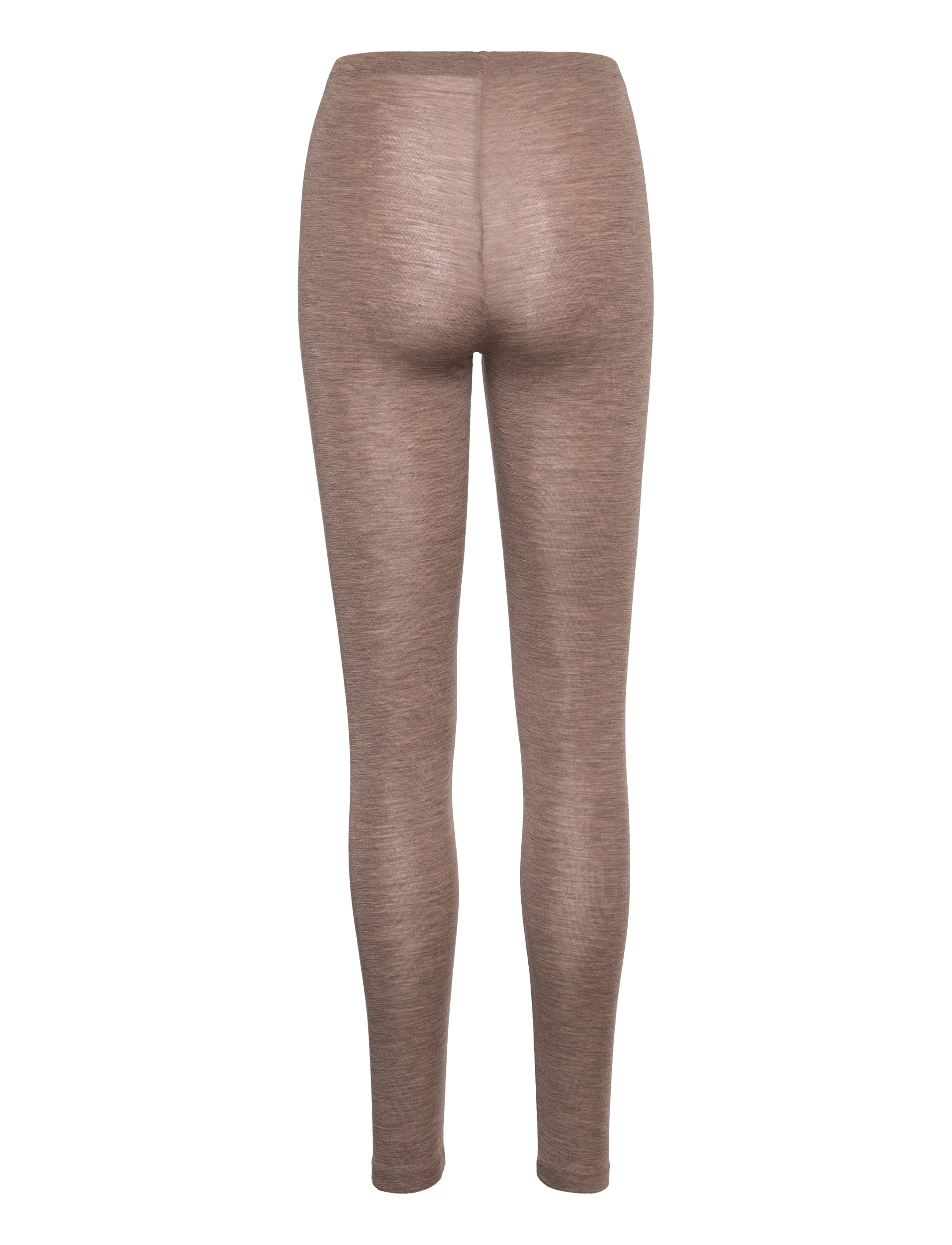 Lindex - Leggings merino wool - brown melange - 2