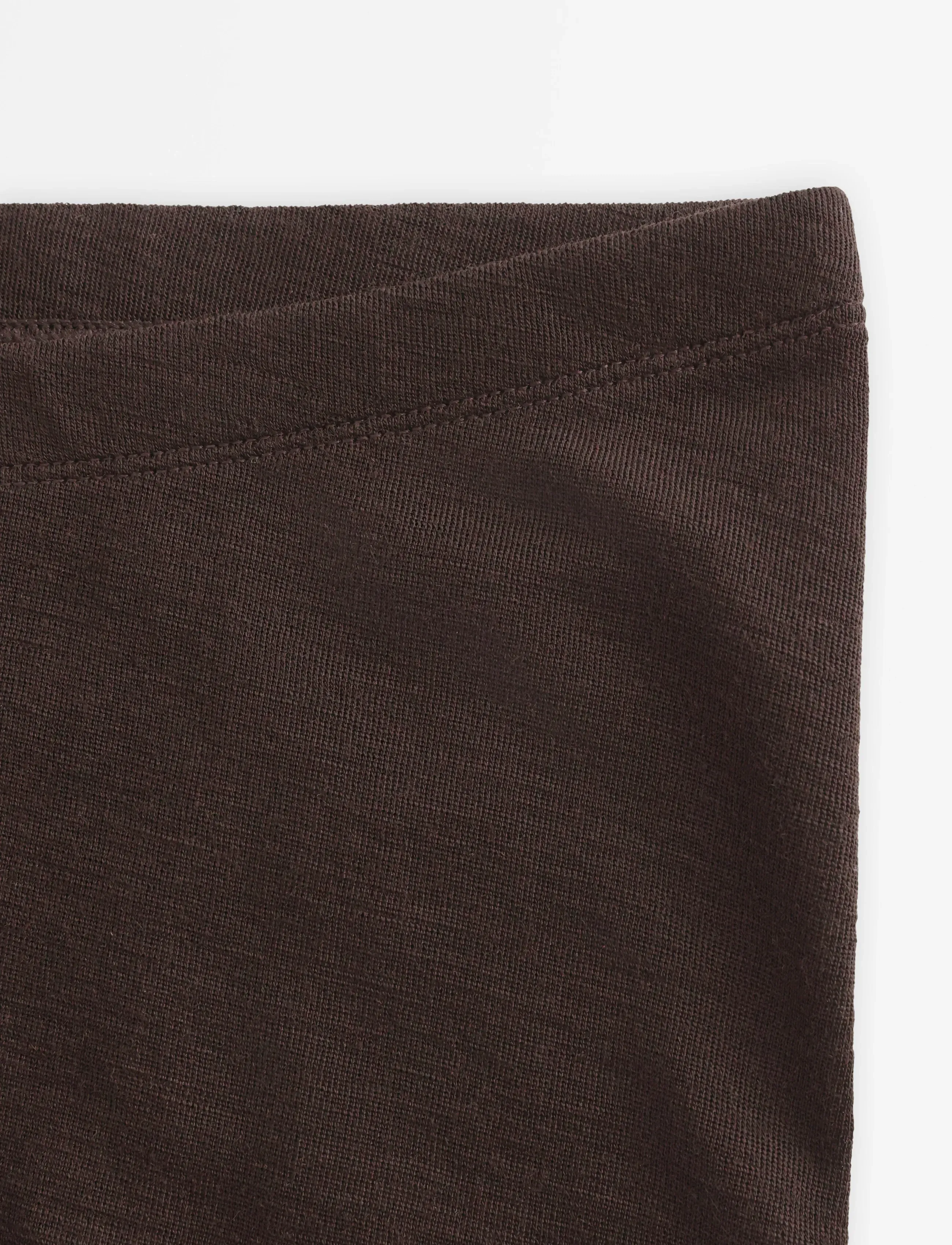Lindex - Leggings in merino wool - leggings - dark brown - 2