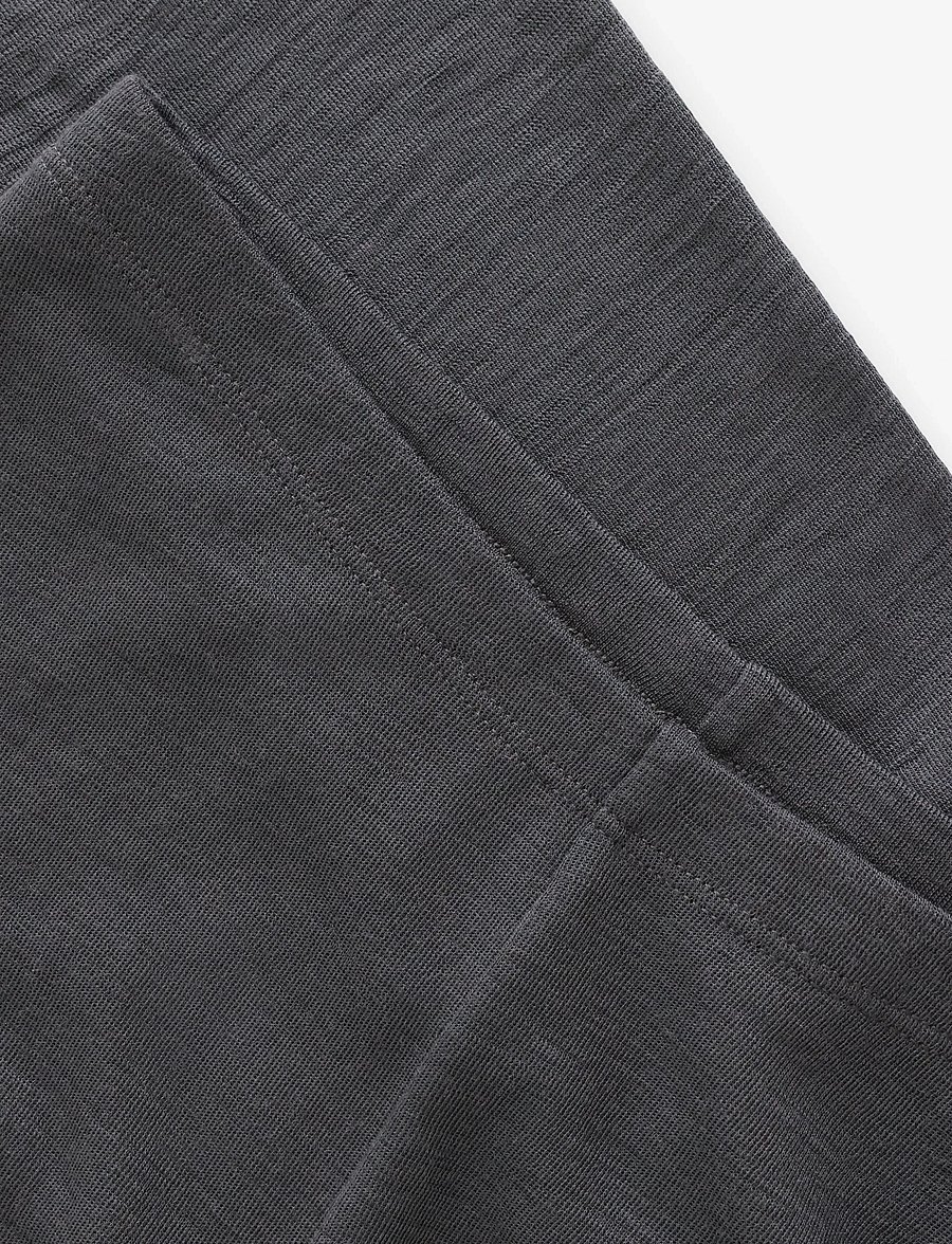 Lindex - Leggings in merino wool - leggings - dark dusty grey - 2