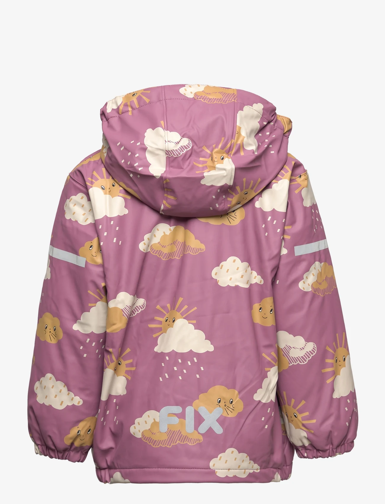 Lindex - Rainjacket PU fleece lining - rain jackets - dusty lilac - 1