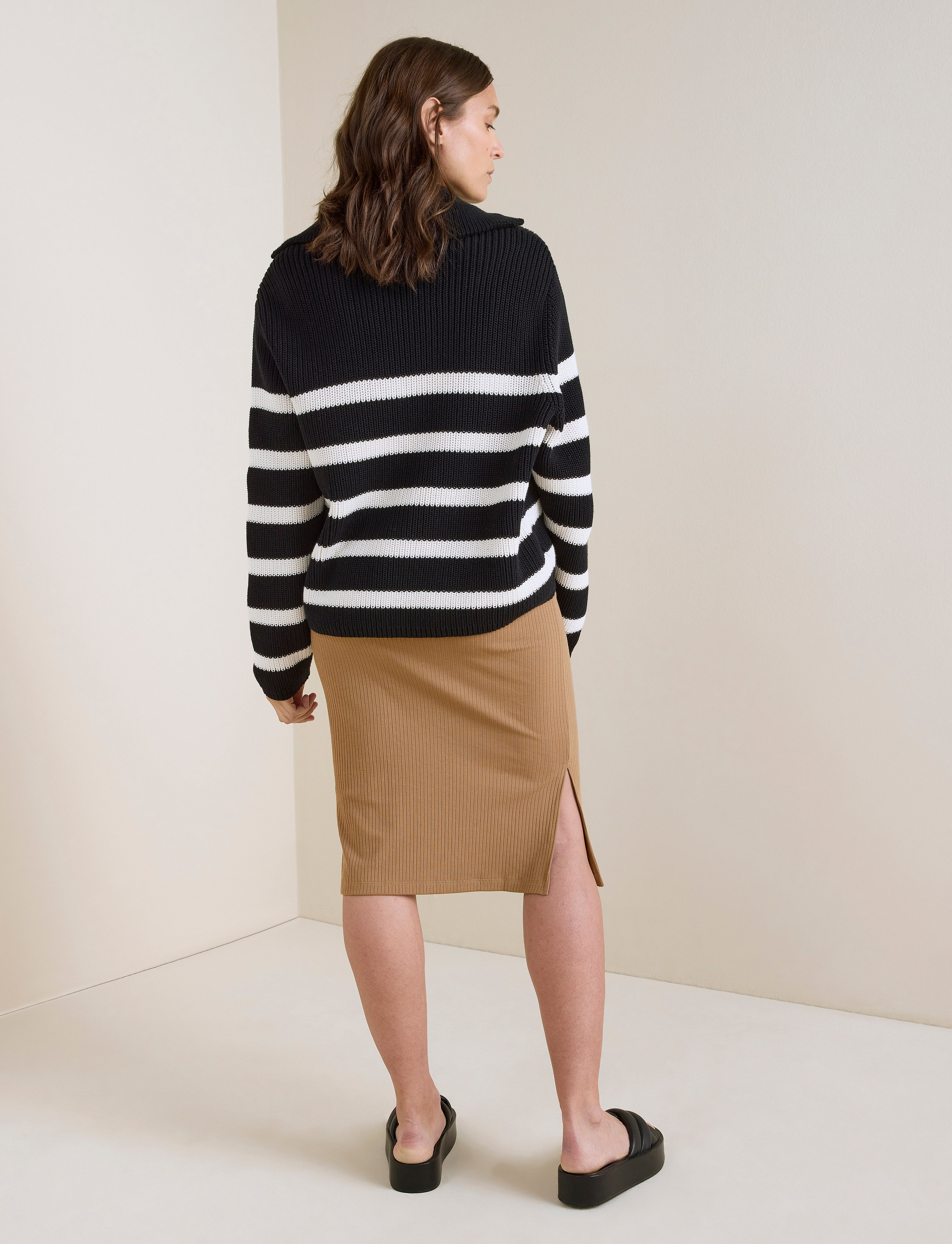Lindex Skirt Mom Linda Rib midikjolar dam – bild 7