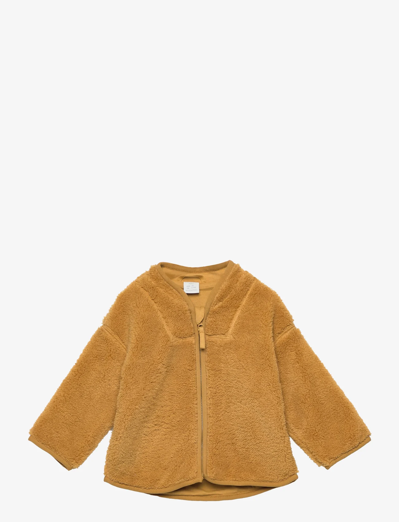 Lindex - Jacket pile - faux fur jakker - dusty yellow - 0