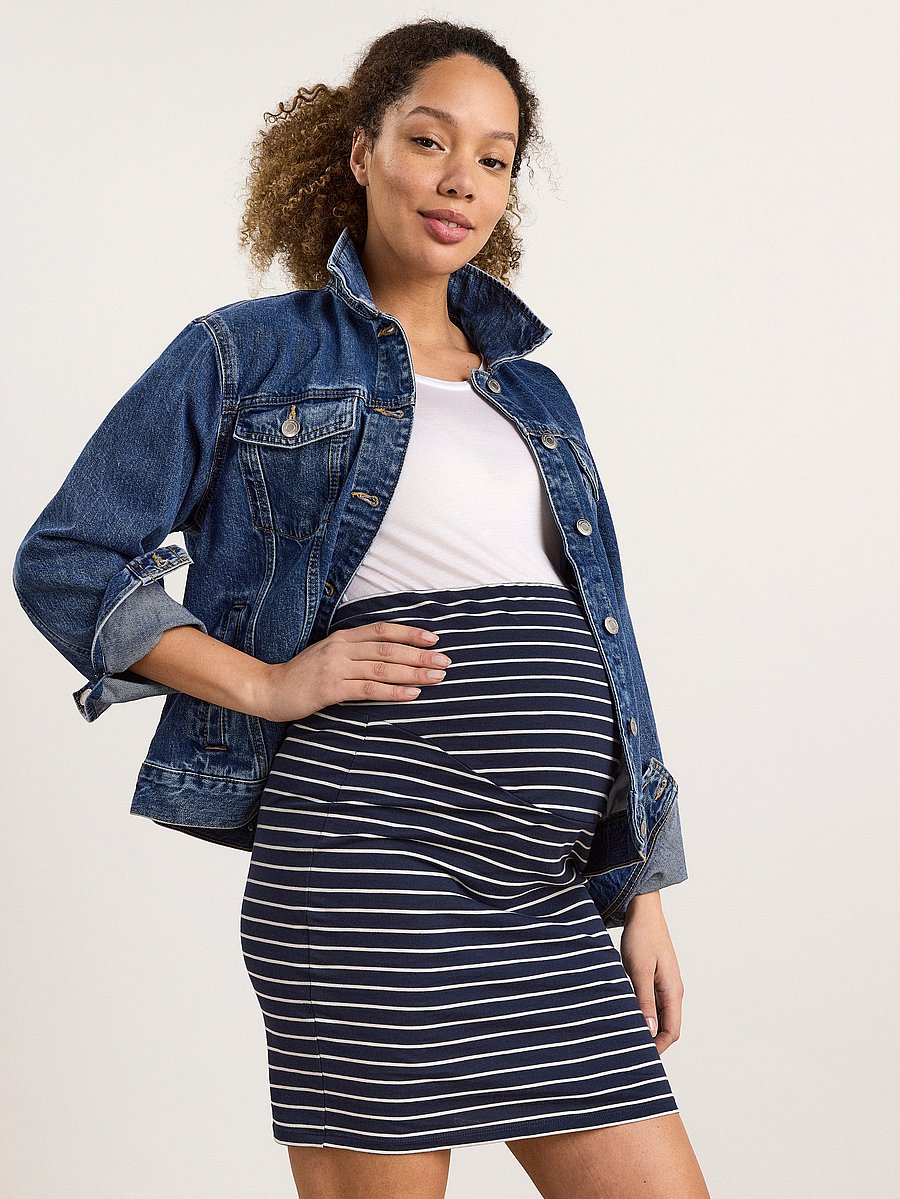 Lindex - Skirt MOM Linnea striped - hosen - blue - 5