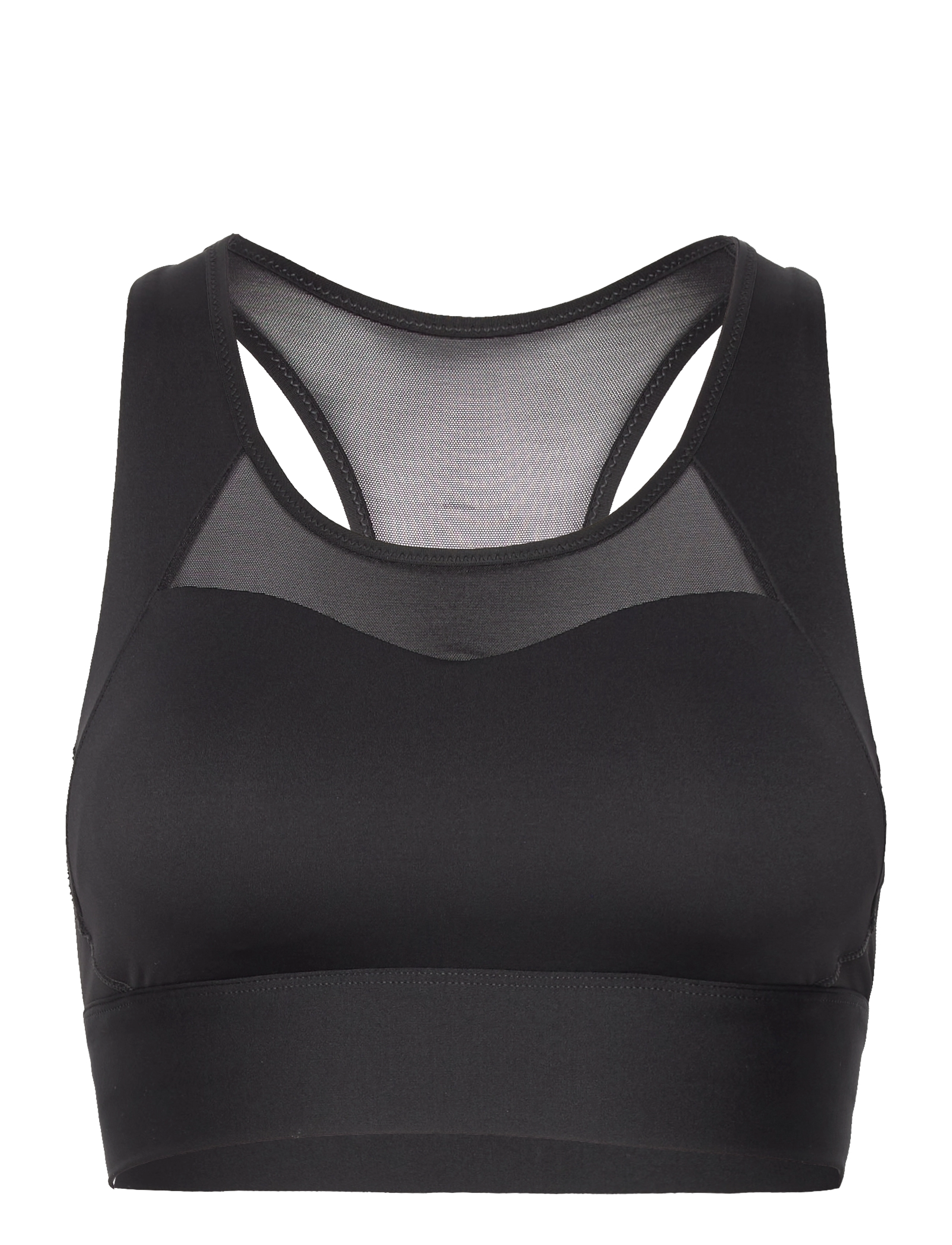 Lindex Sport Bra Melanie Mesh - Tøj - BLACK / black