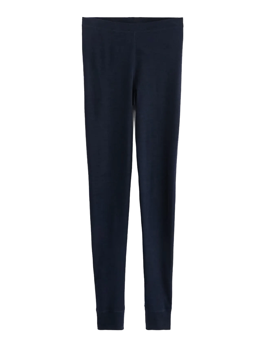 Lindex - Long johns in merino wool - funkionsunterwäsche - hosen - navy - 1