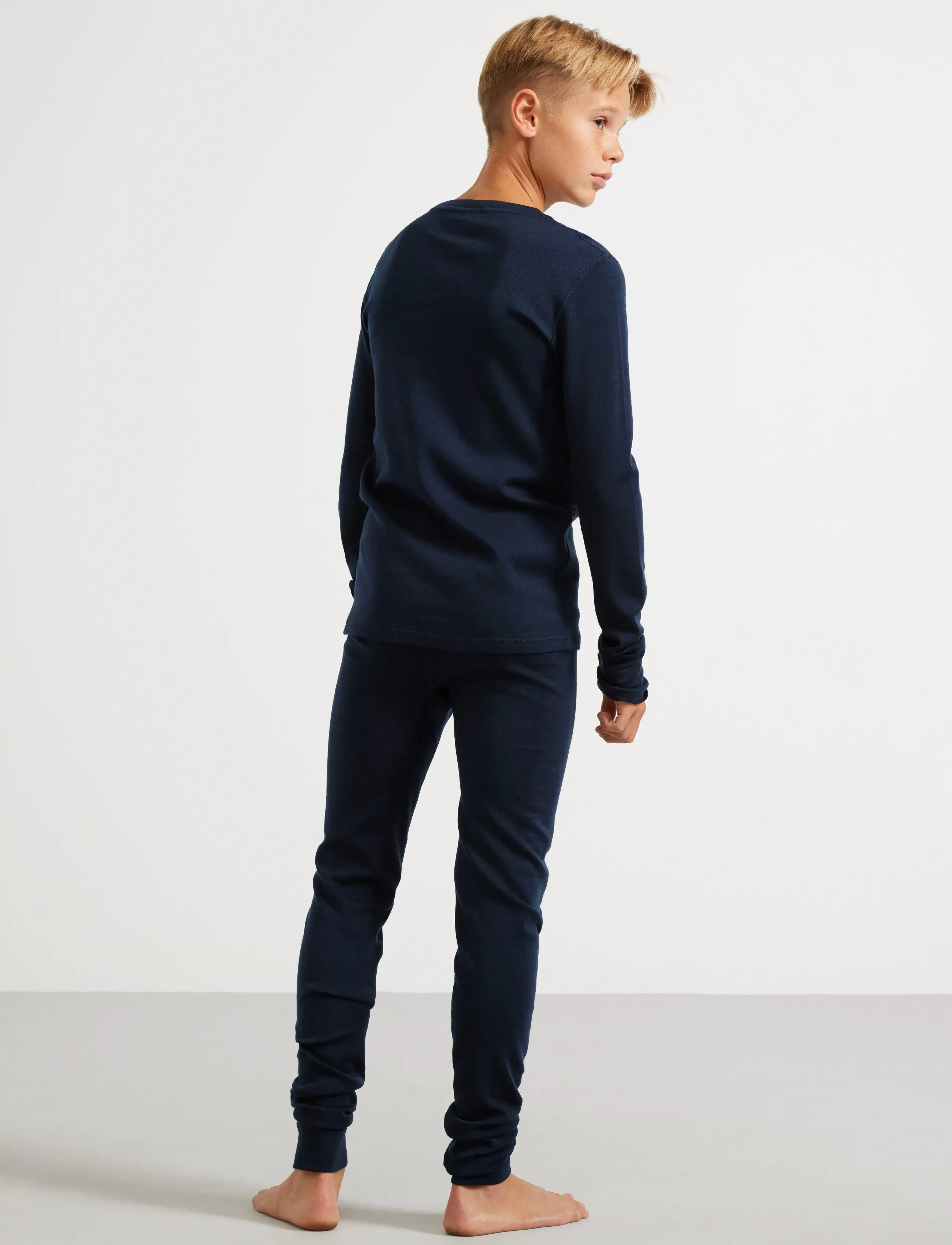 Lindex - Long johns in merino wool - funkionsunterwäsche - hosen - navy - 3