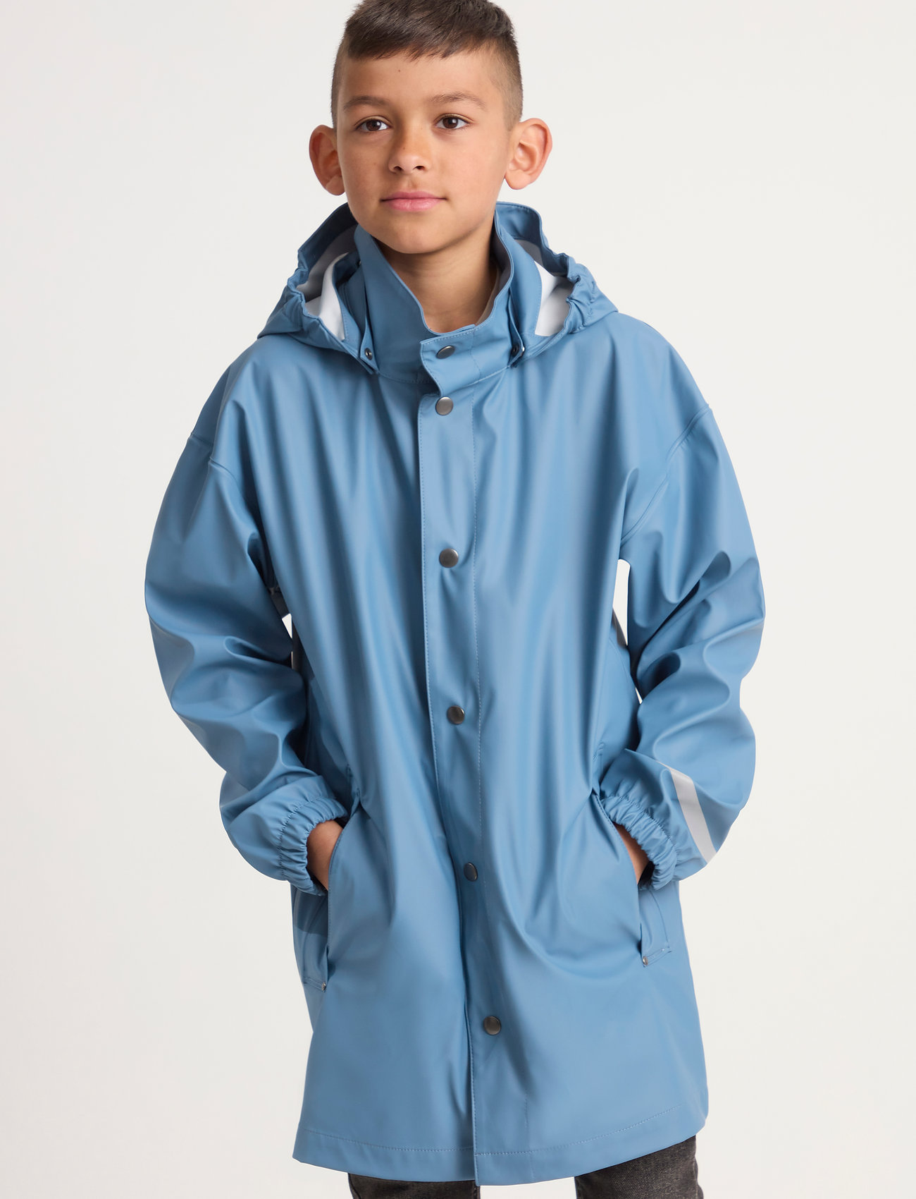 Lindex - Raincoat schoolkids - rain jackets - blue - 0