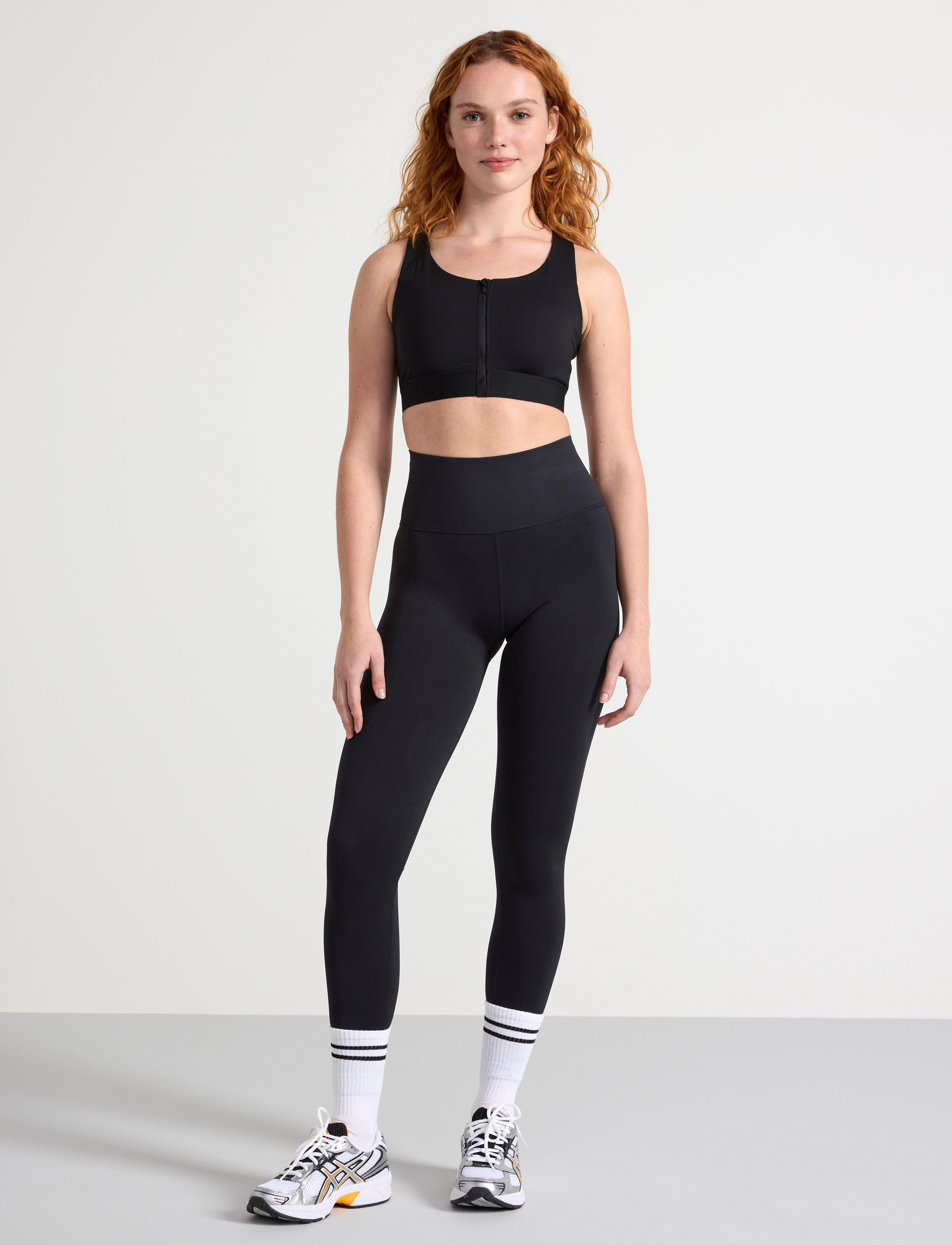 Lindex - Sport Bra Rudy zip - sport-bhs - black - 4