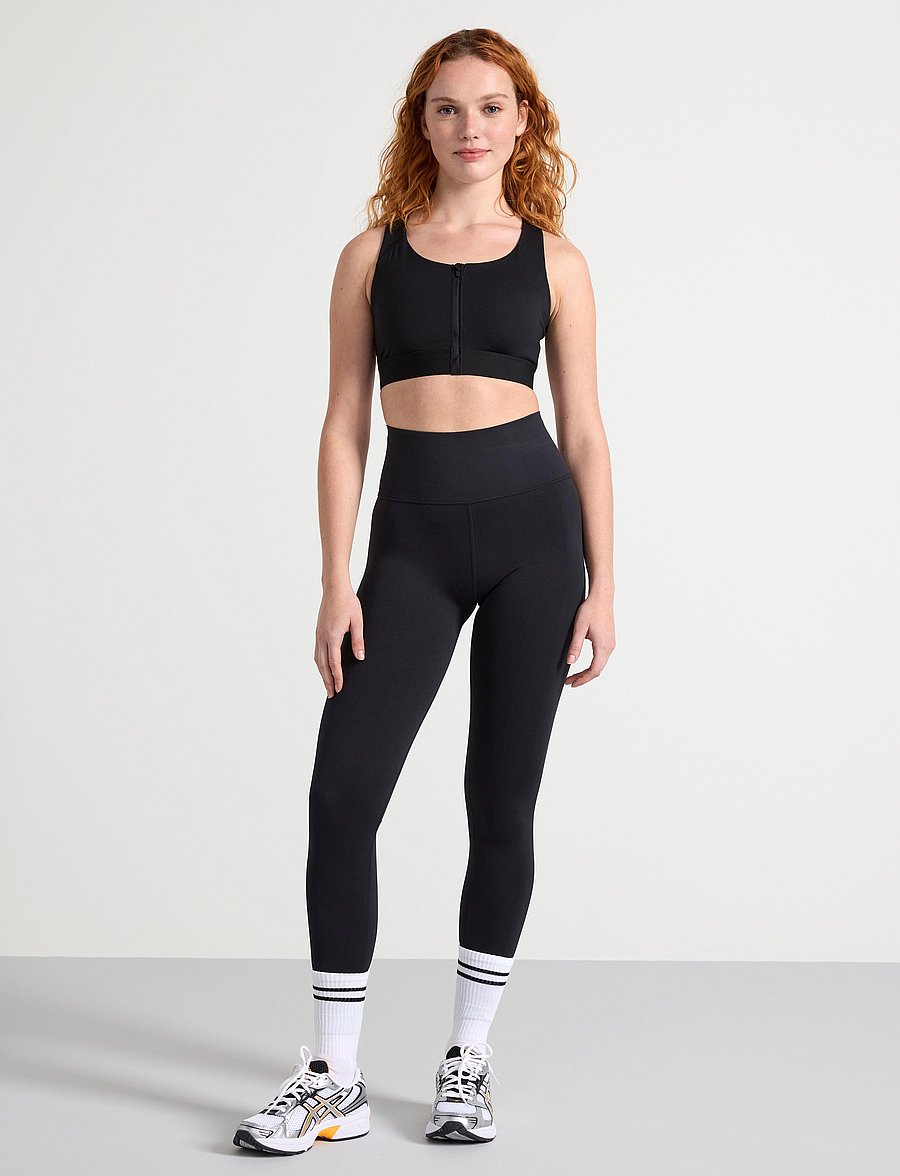 Lindex - Sport Bra Rudy zip - sport-bhs - black - 4