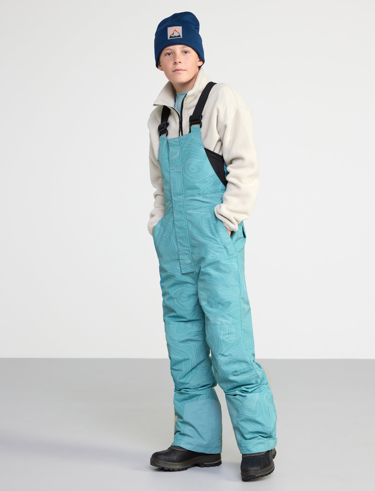 Lindex - Ski trousers Wallride - snowsuit - light dusty turquoise - 0