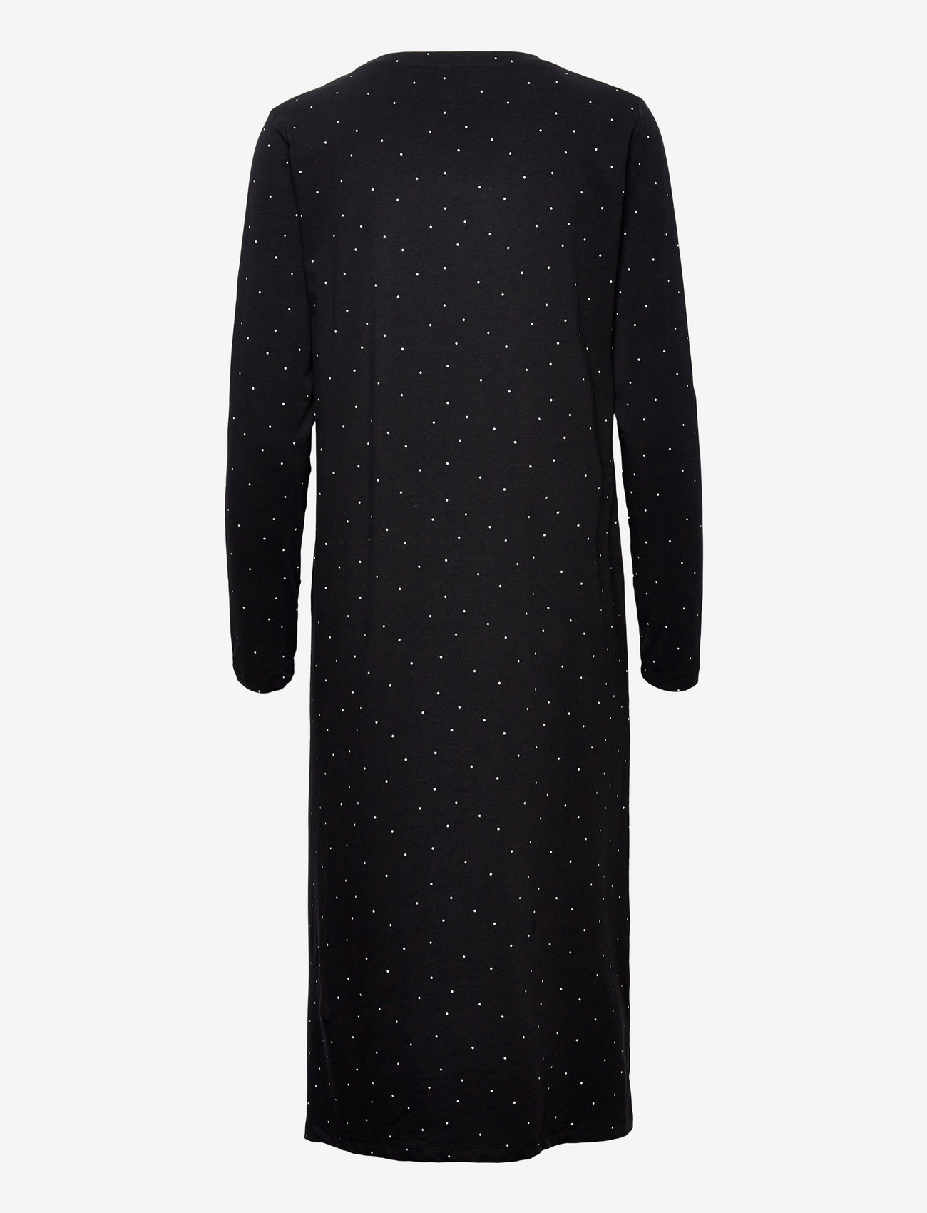 Lindex - LS nightdress aop jersey - nattlinnen - black - 2