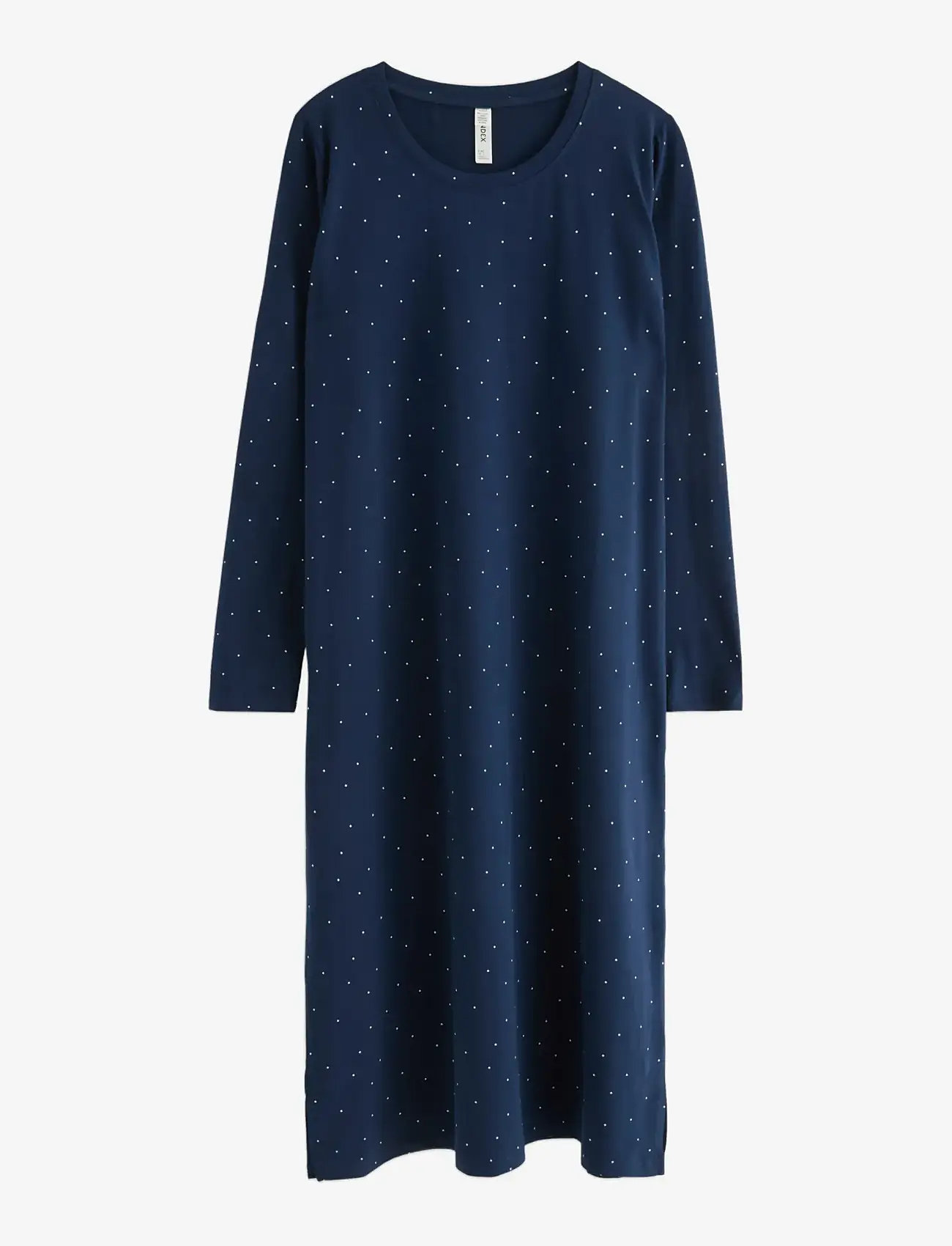 Lindex - LS nightdress aop jersey - navy - 1